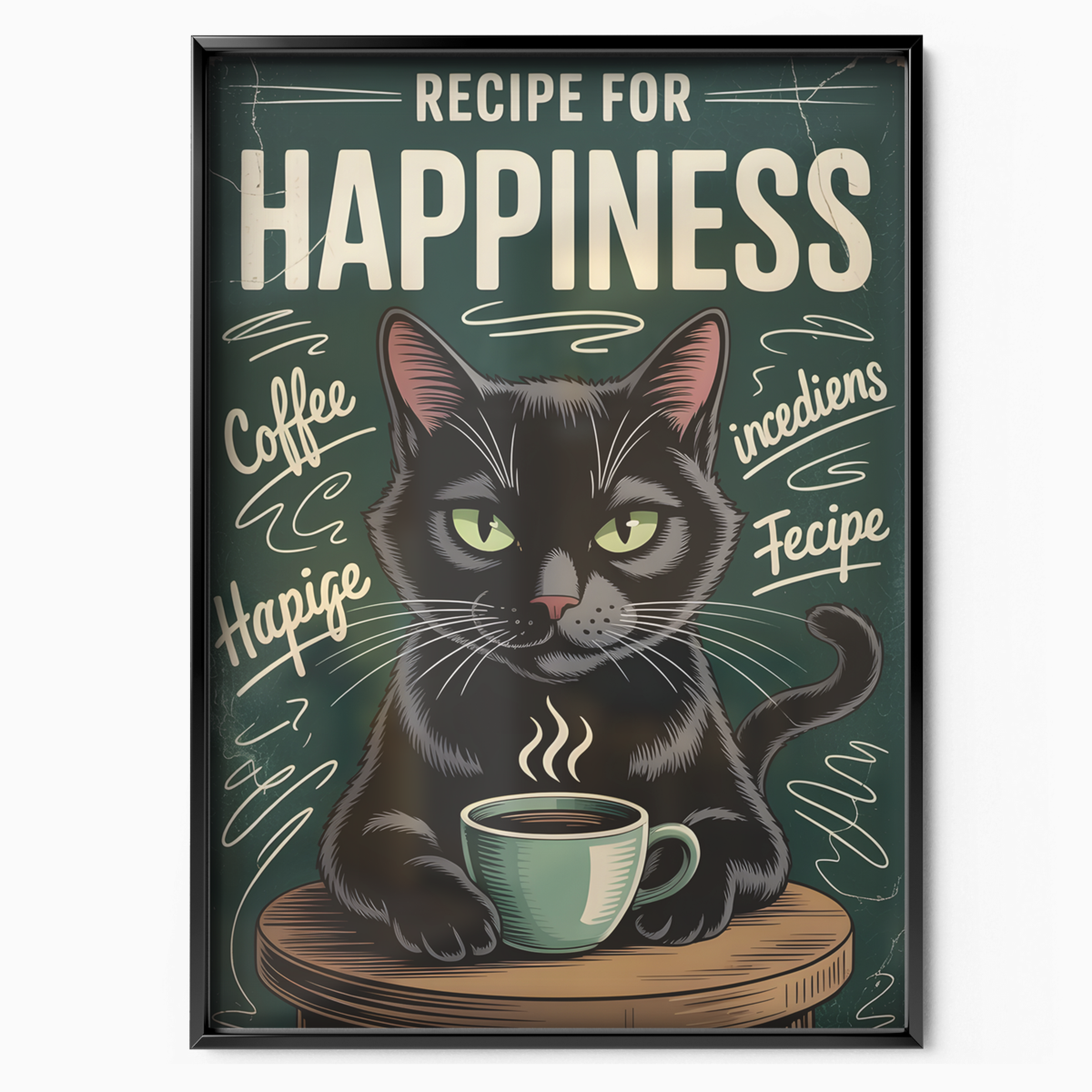 Recipe For Happiness Cat