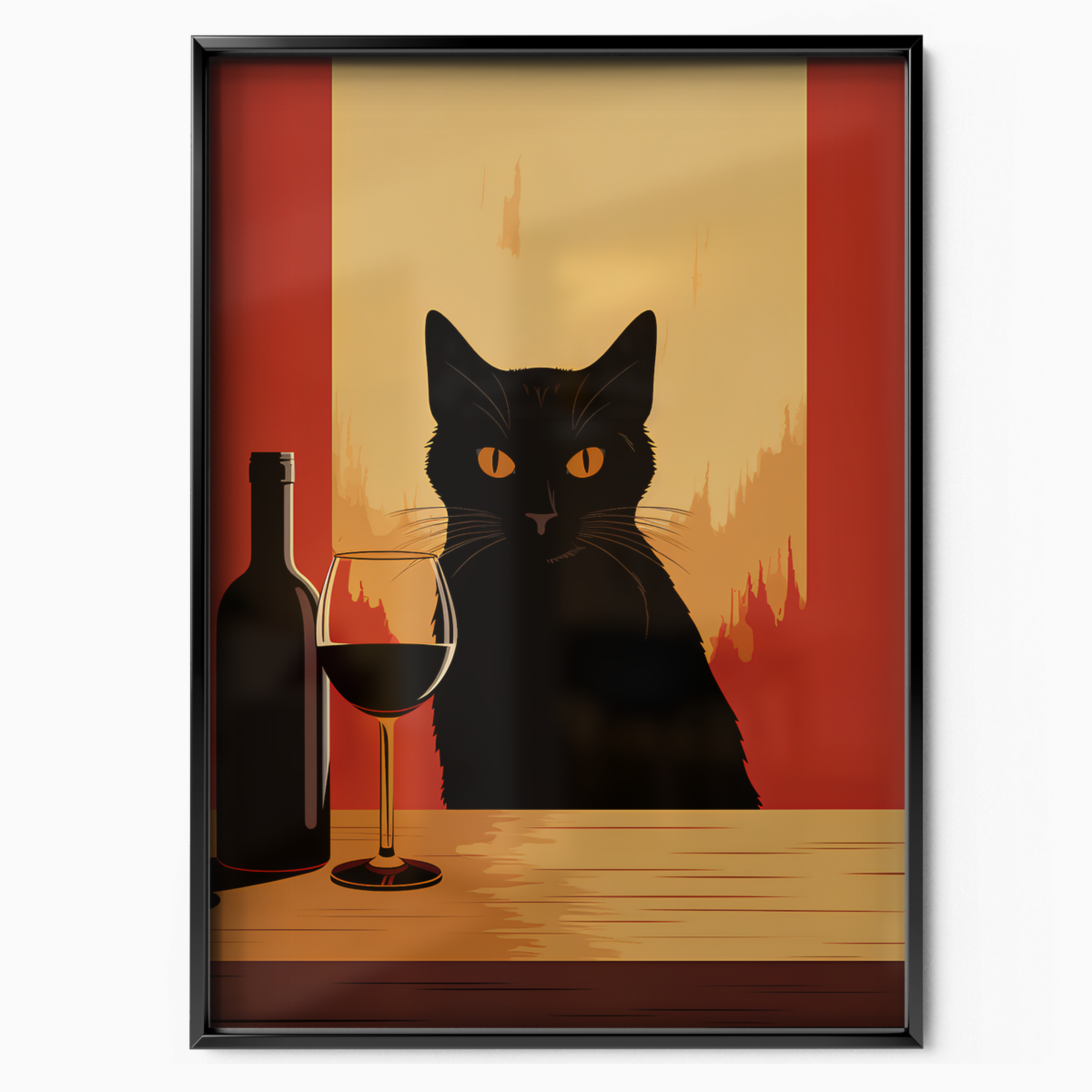 The Wine Lover Cat