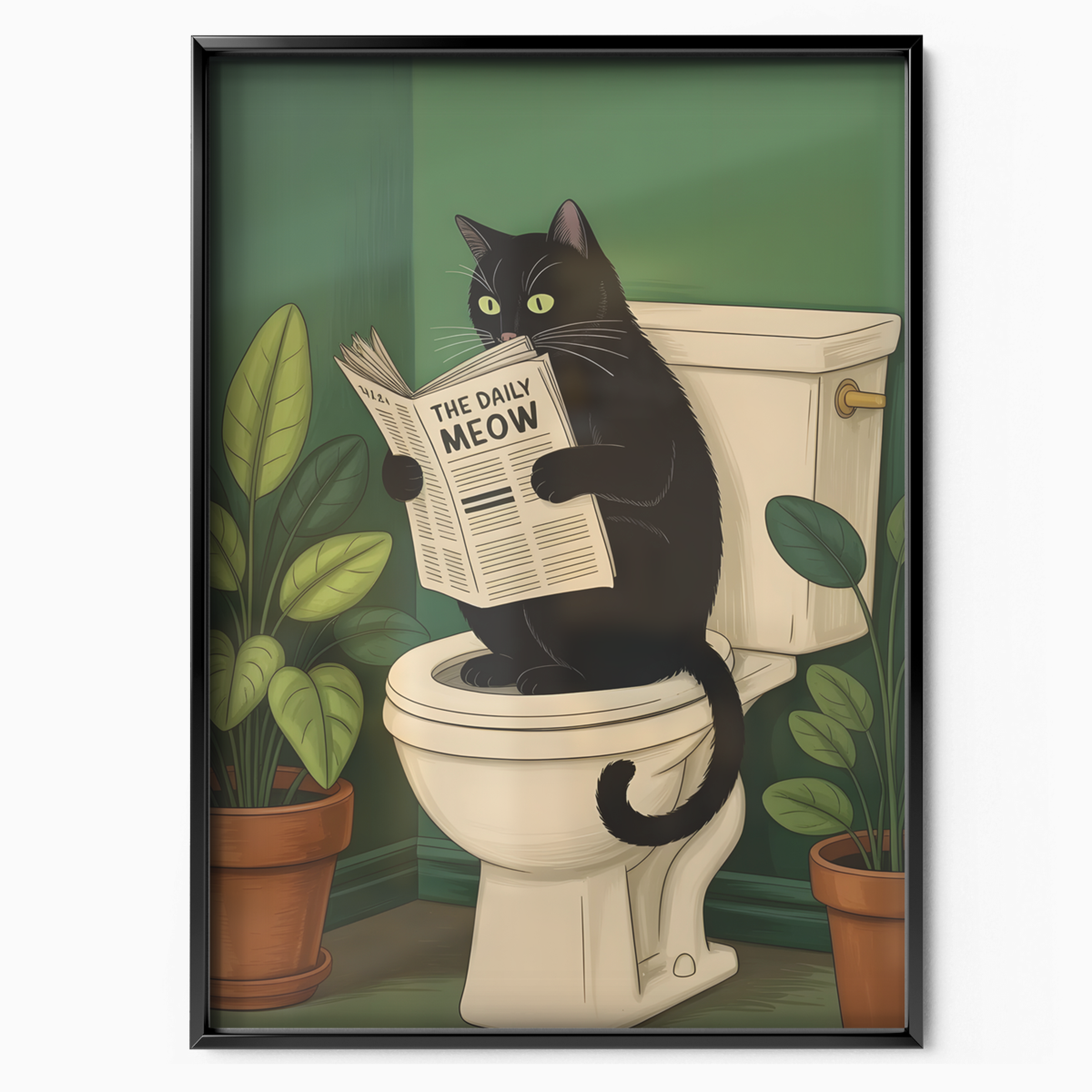 Toilet Reader Cat 2