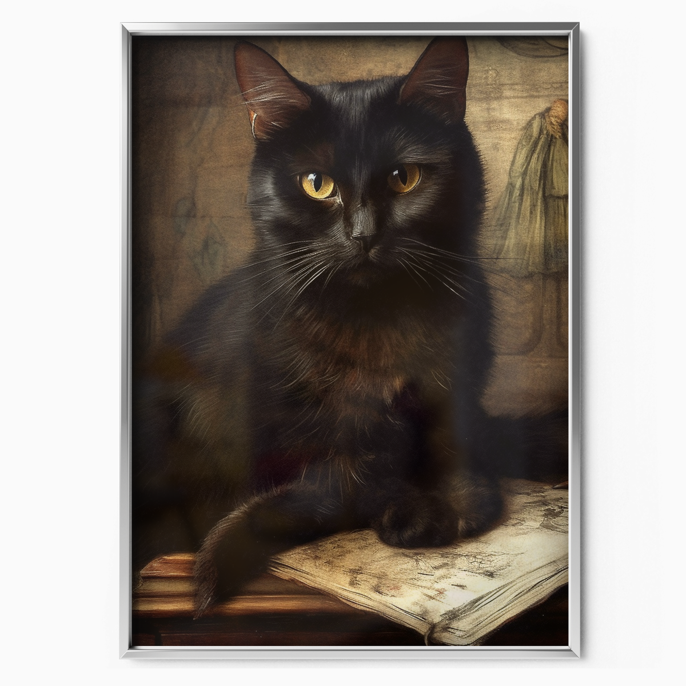 Artsy Cat Golden Gaze