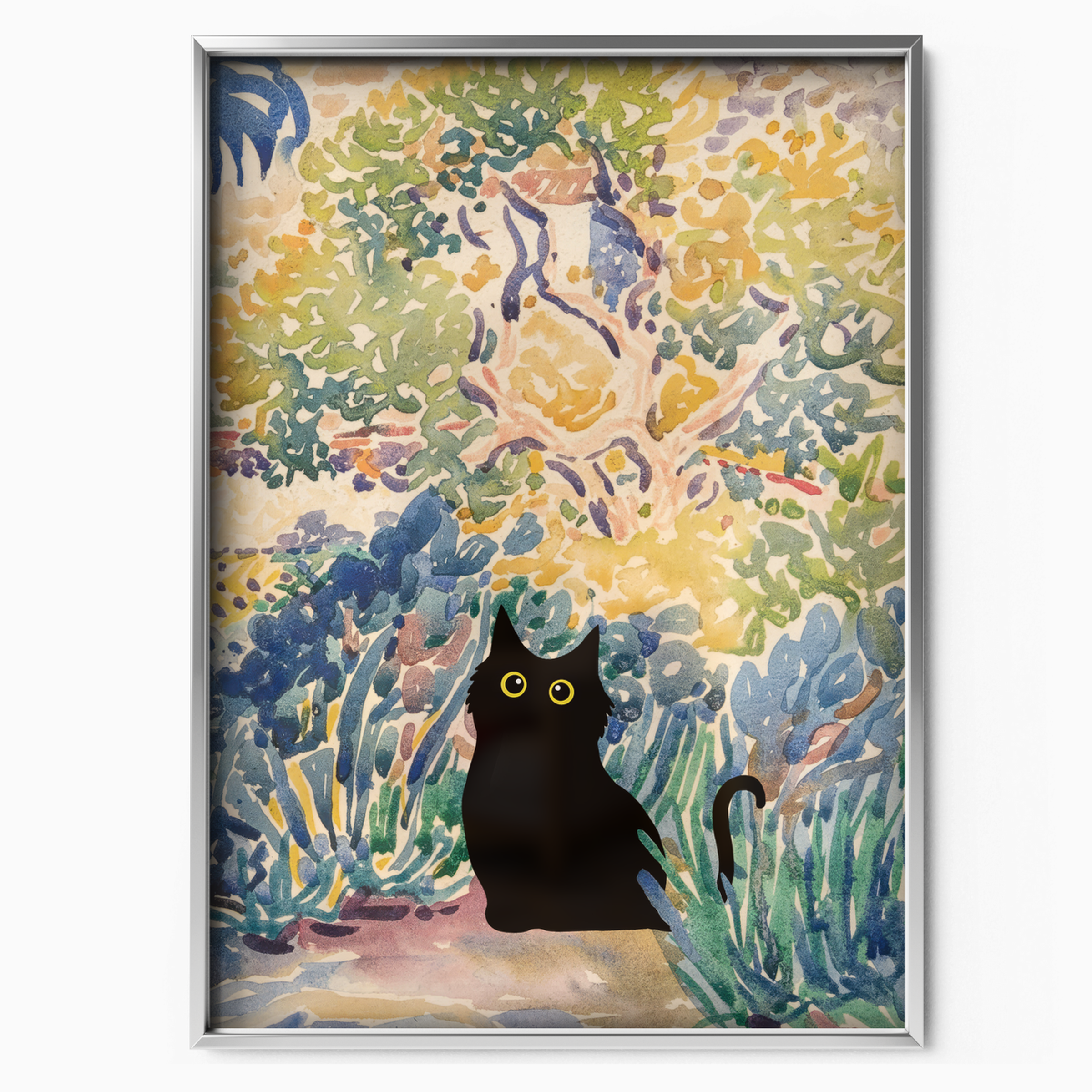Black Cat In Courbet Field