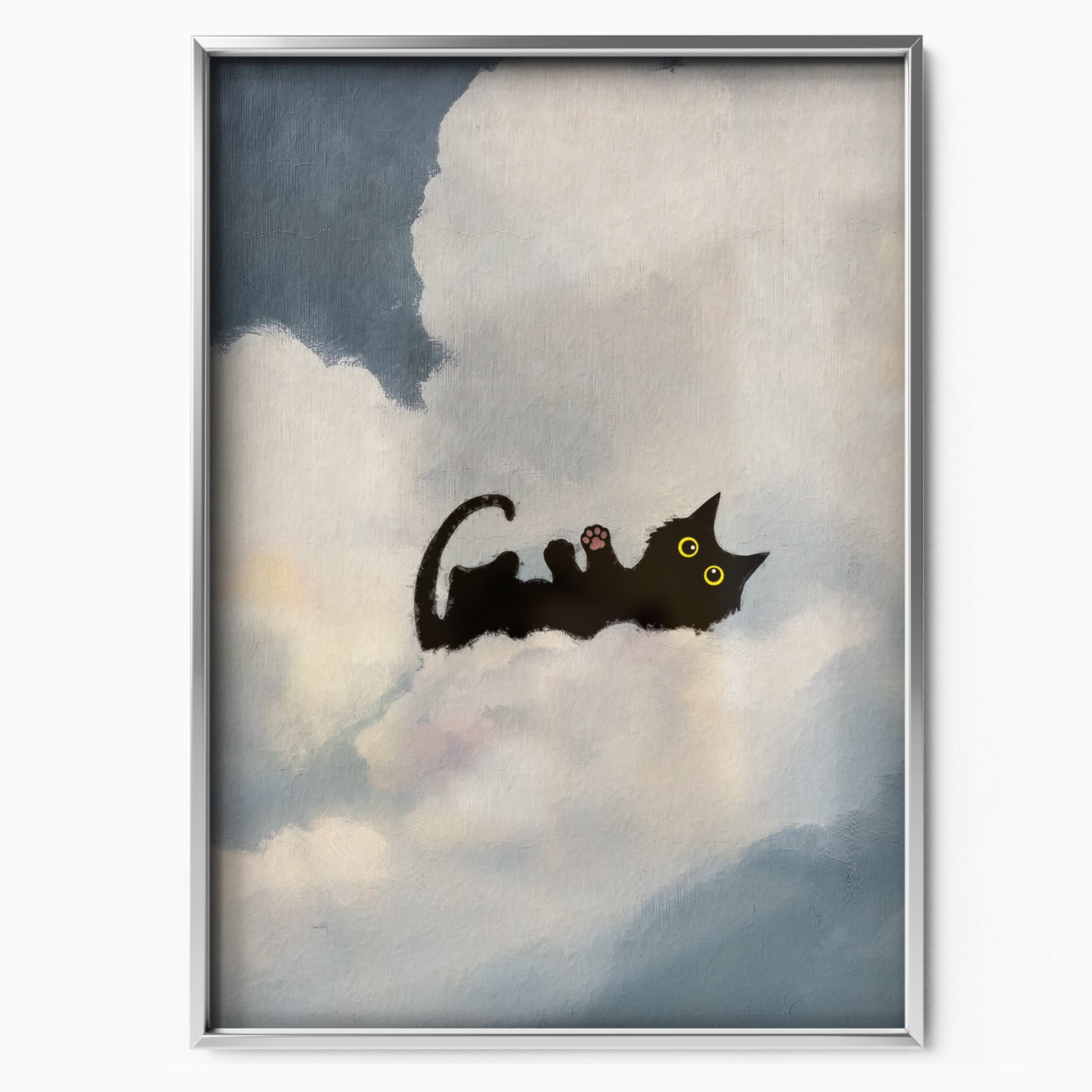 Black Cat In The Clouds 2 3