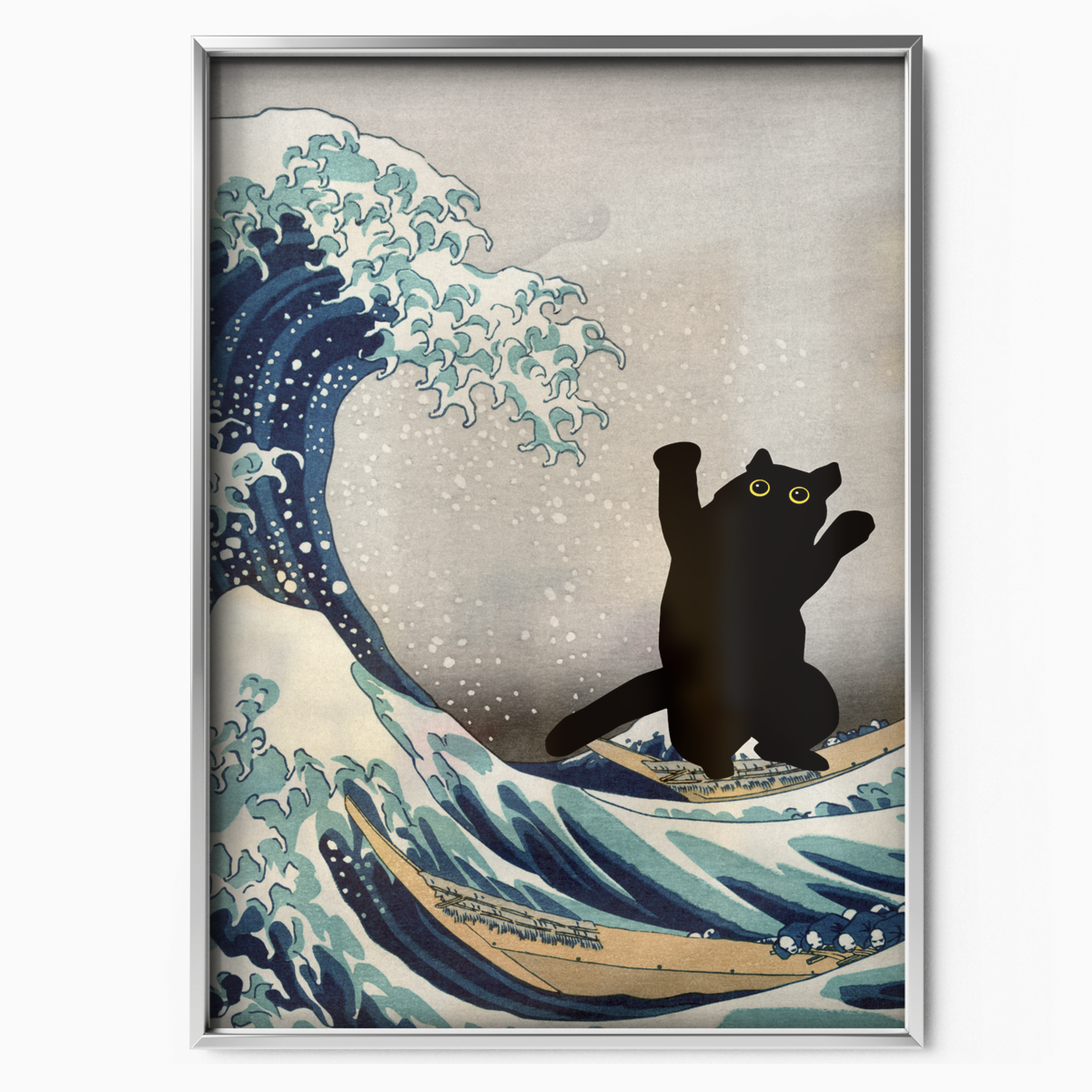 Black Cat X Katsushika Hokusai