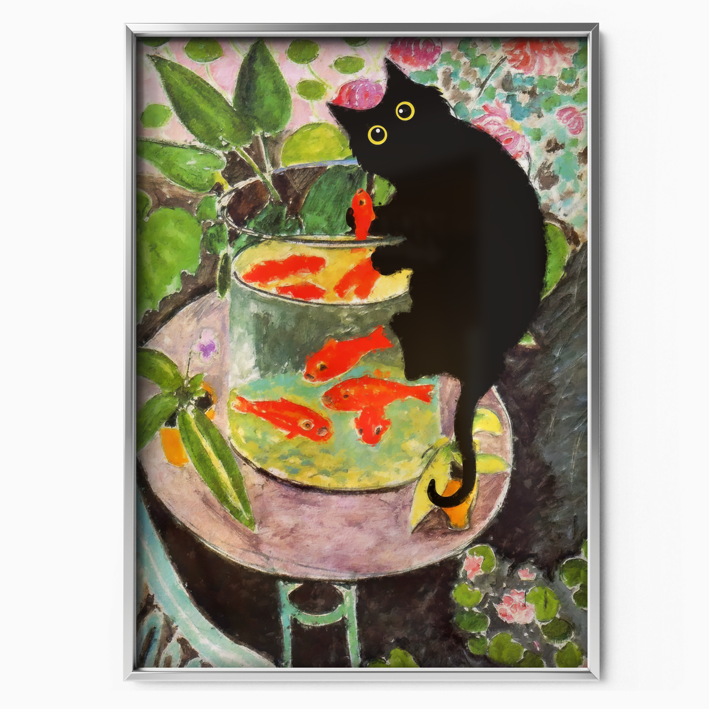 Cat Goldfish X Matisse