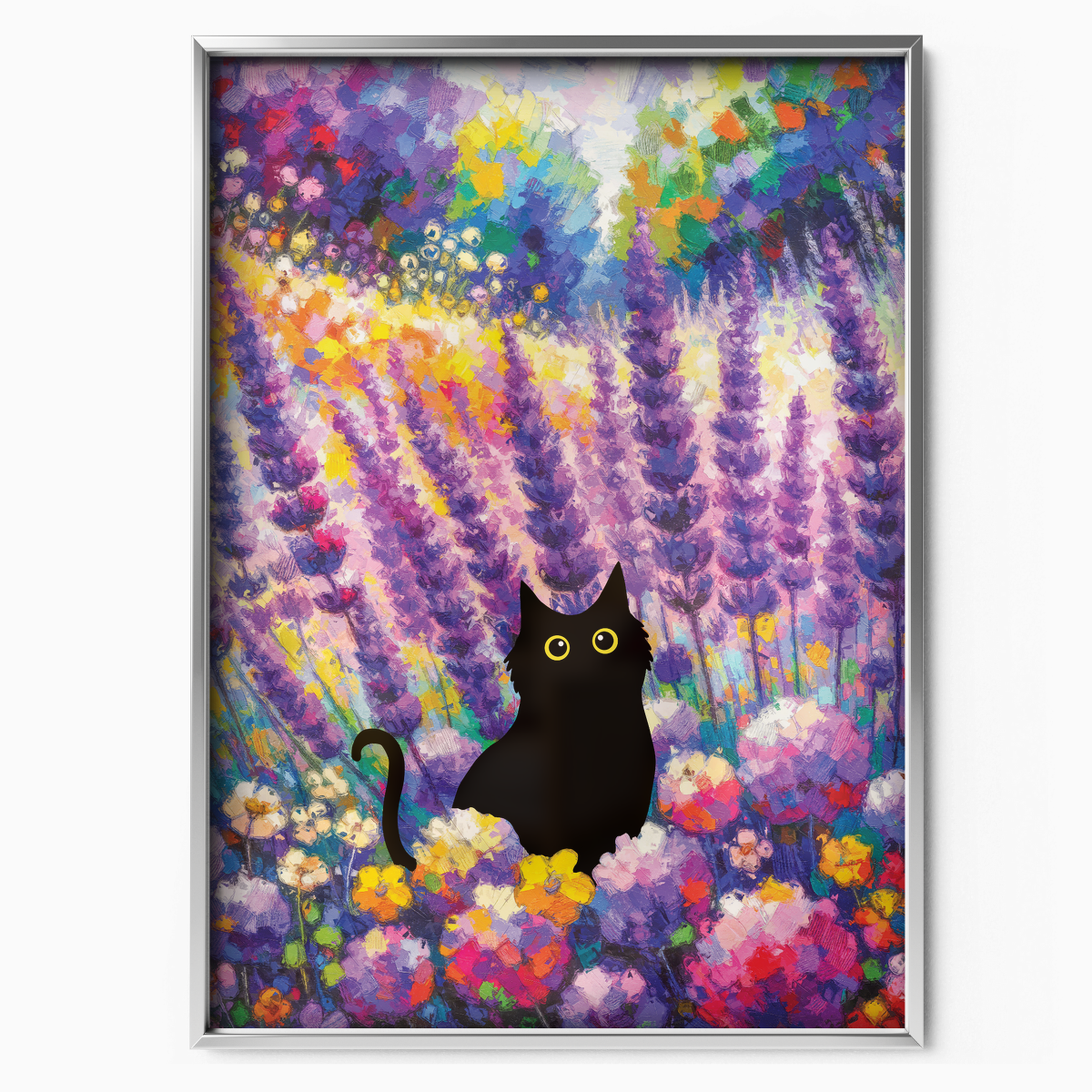 Cat In Lavender X Monet