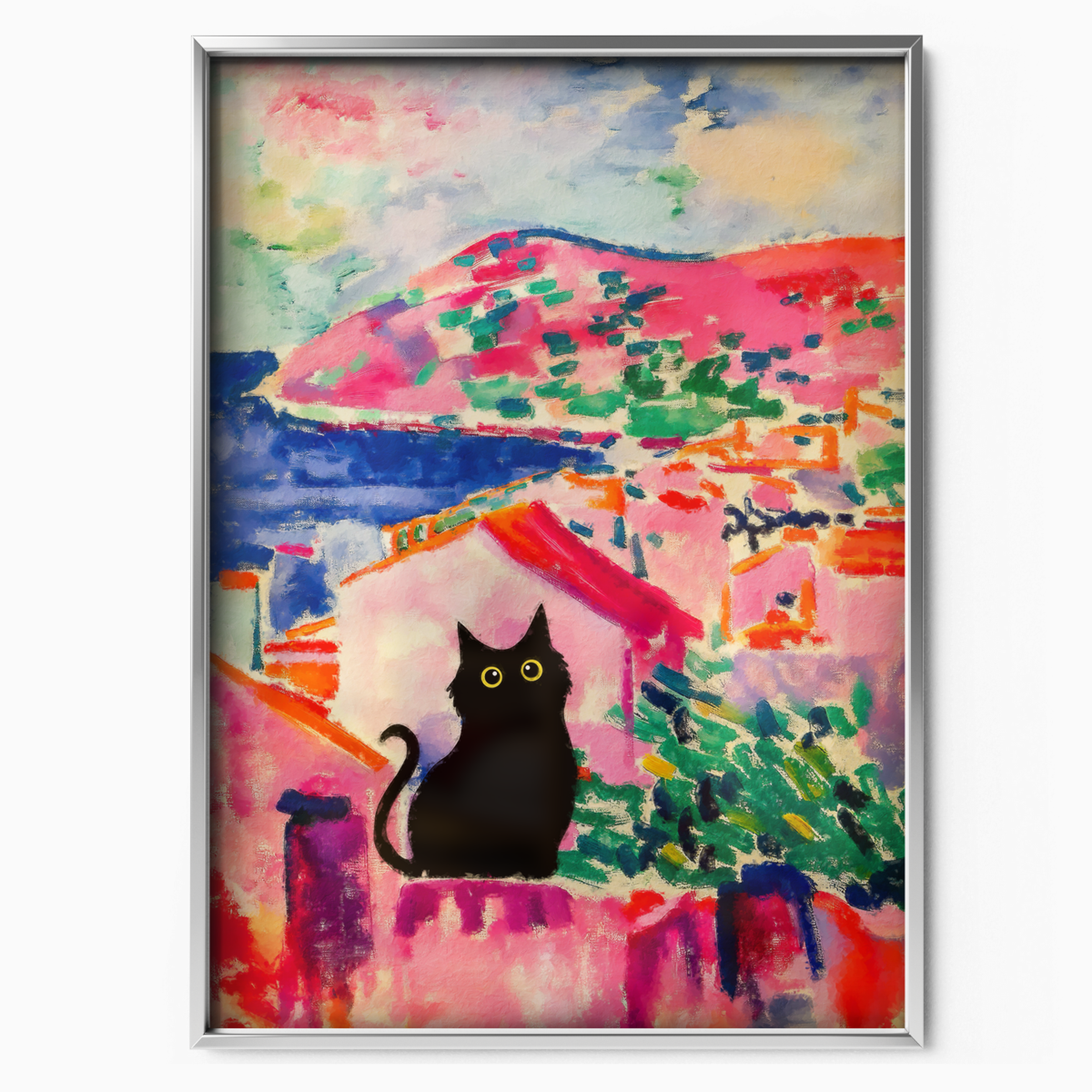 Cat Matisse Mediterranean Landscape