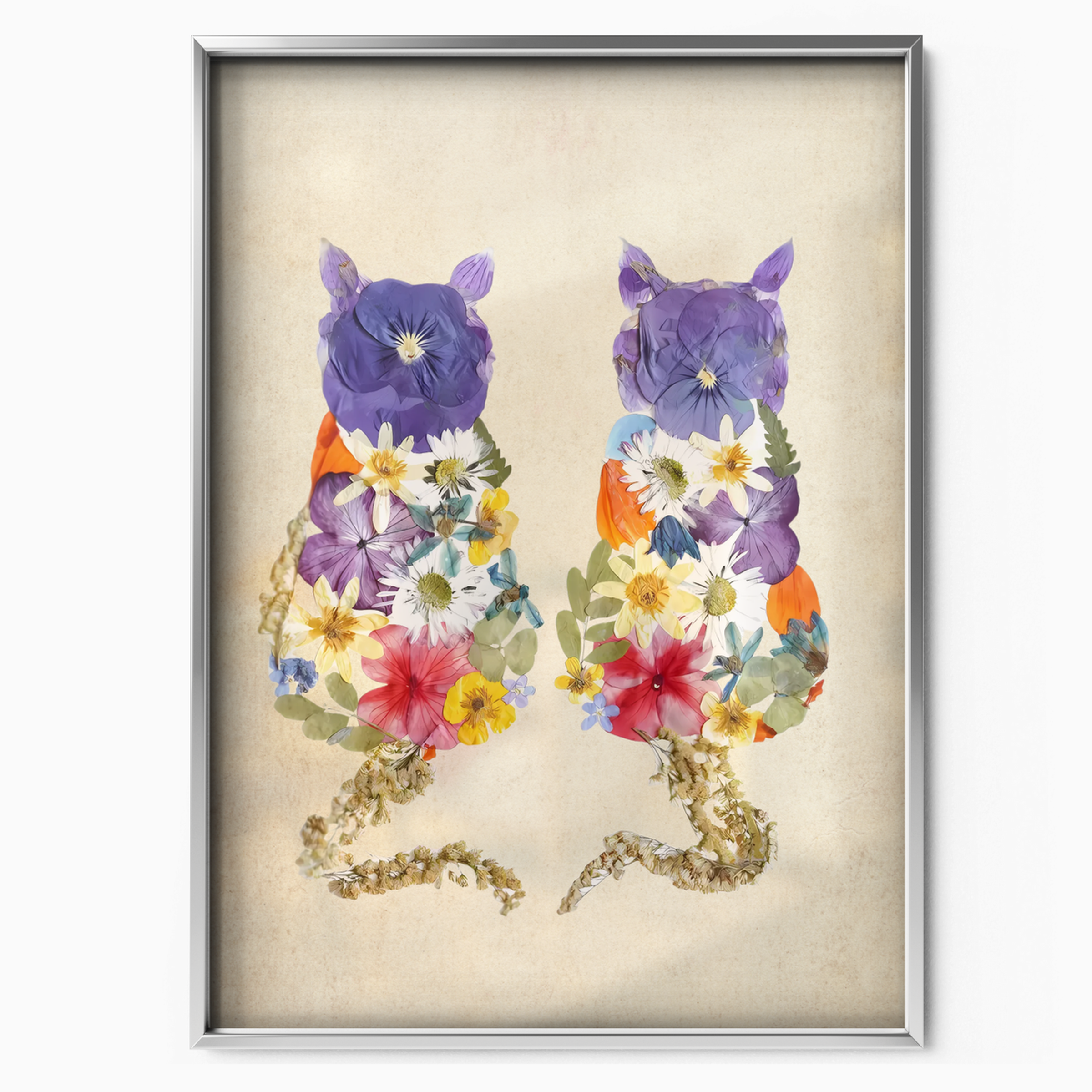 Cat Nature Flower 3 6