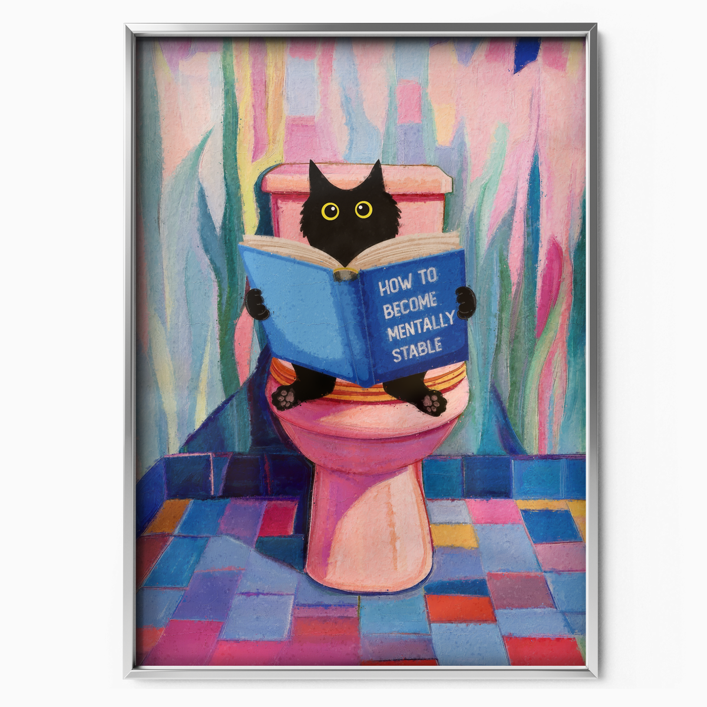 Cat Pop Art Toilet
