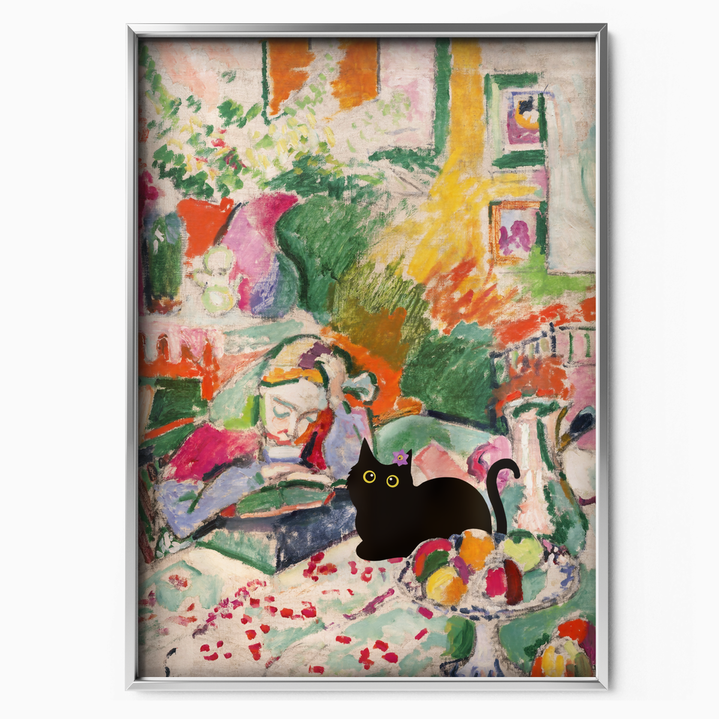 Cat With Matisse Still Life