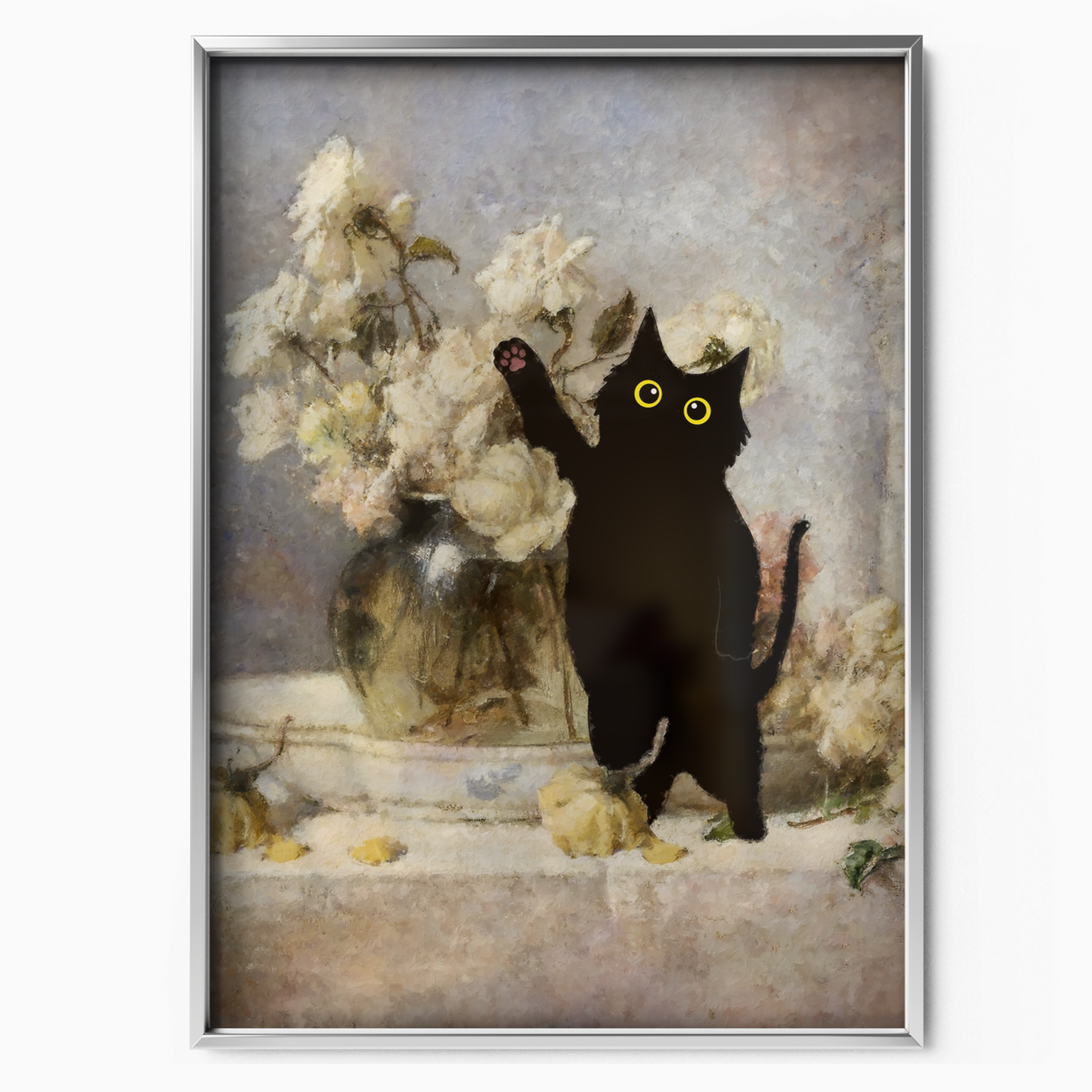 Cat With White Flower Fantin Latour