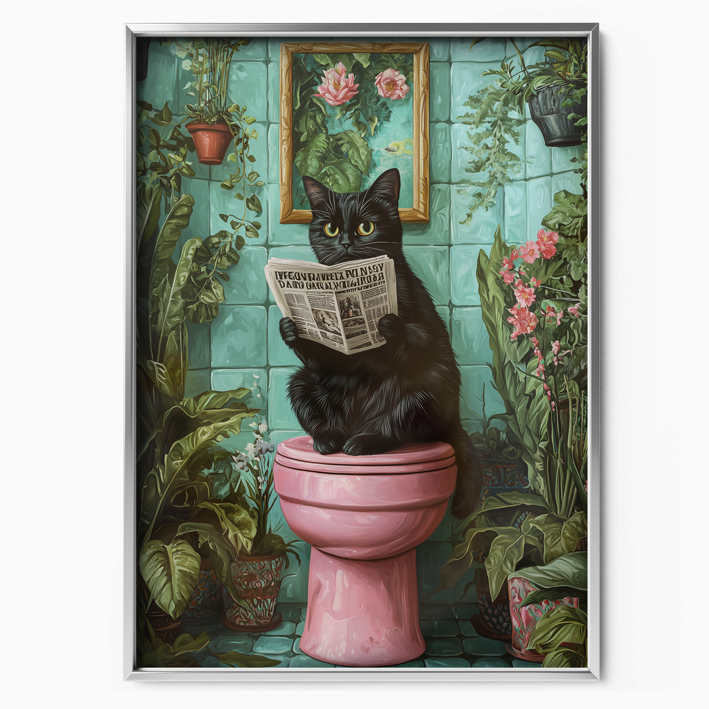 Cozy Cat Bathroom Reader