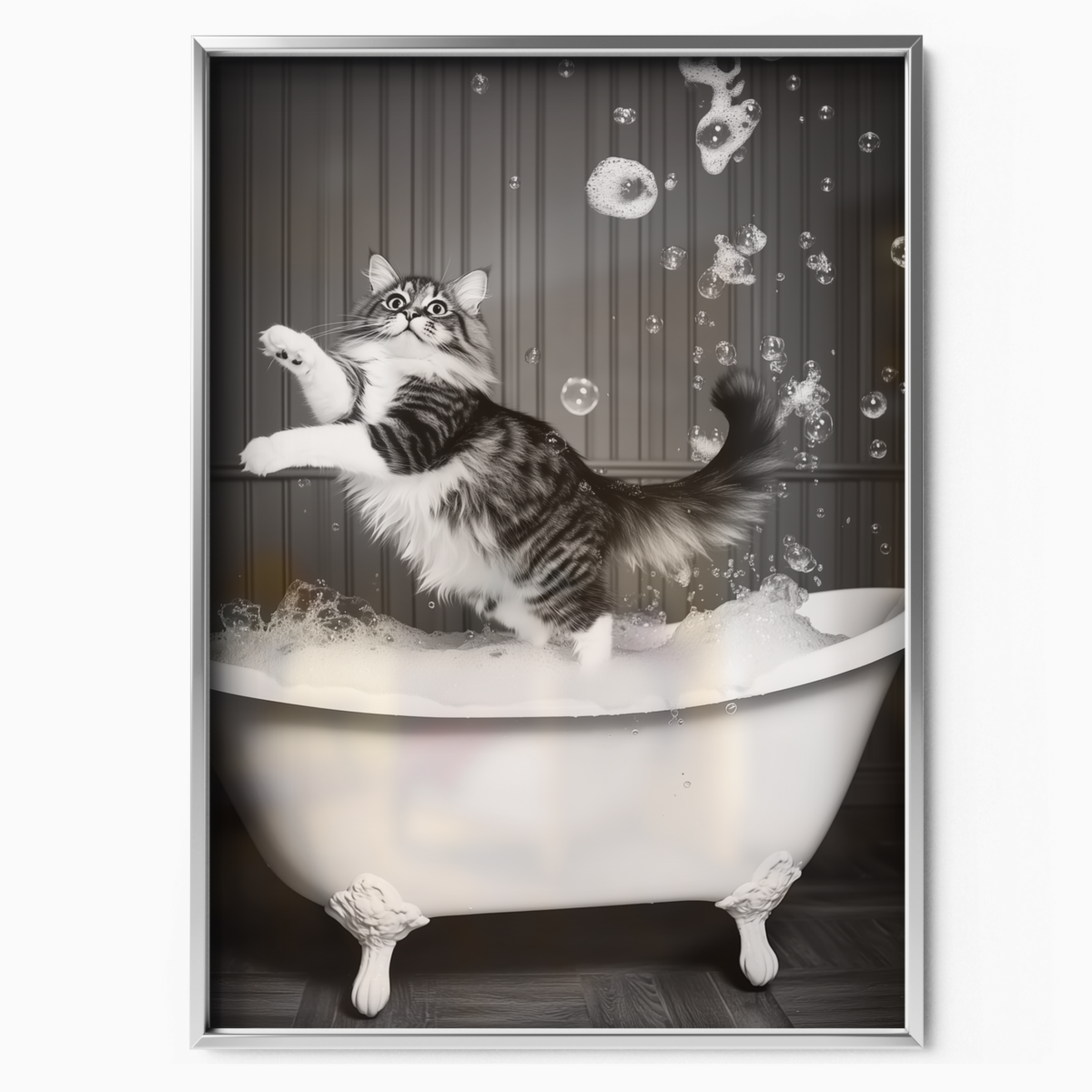 Cozy Cat Bathtub Dance