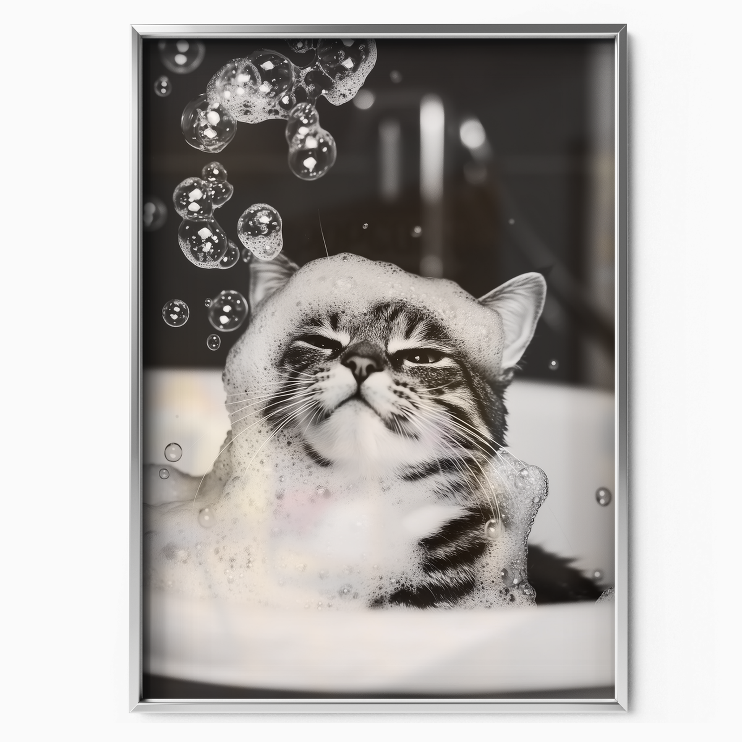 Cozy Cat Bubble Bliss