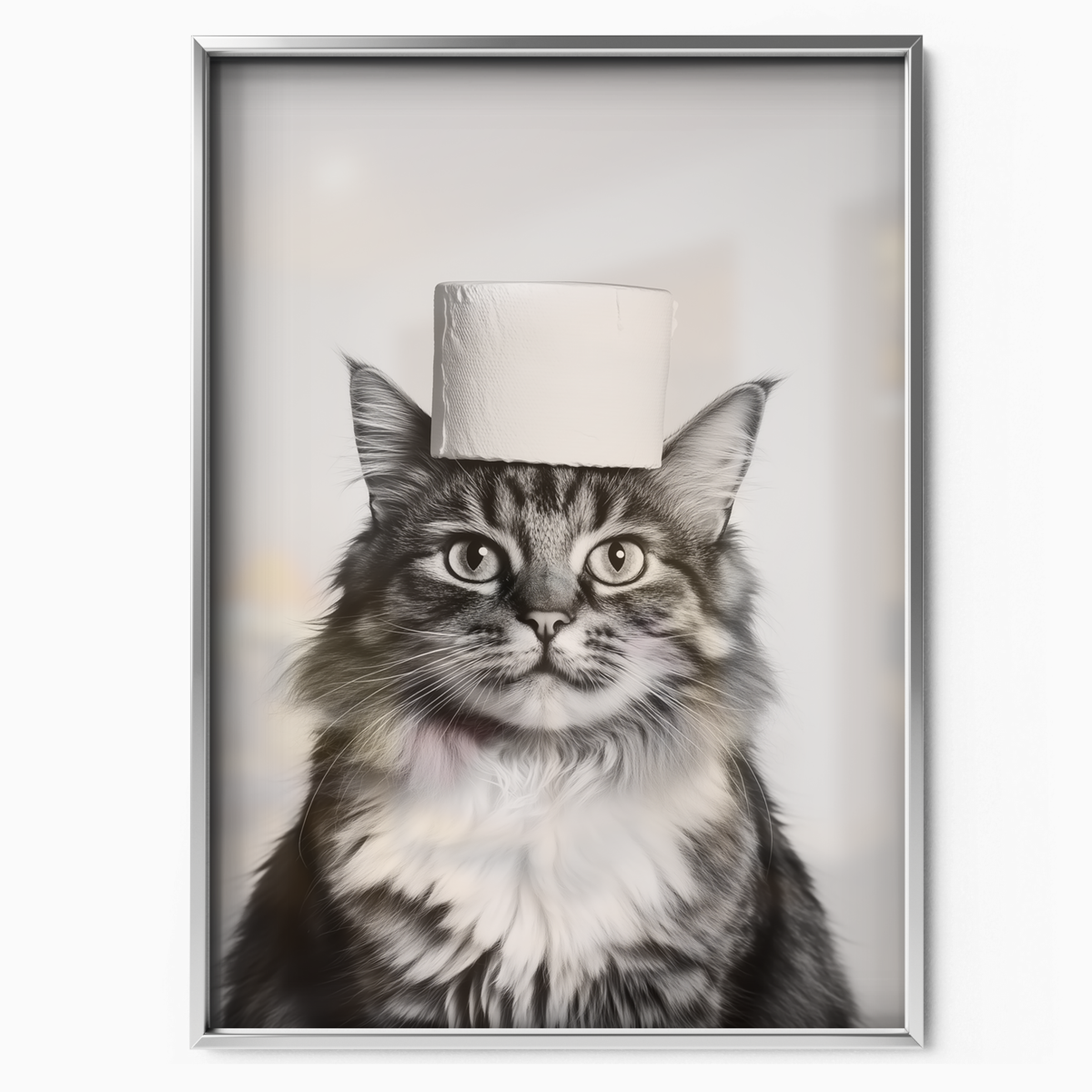 Cozy Cat Paper Roll Hat