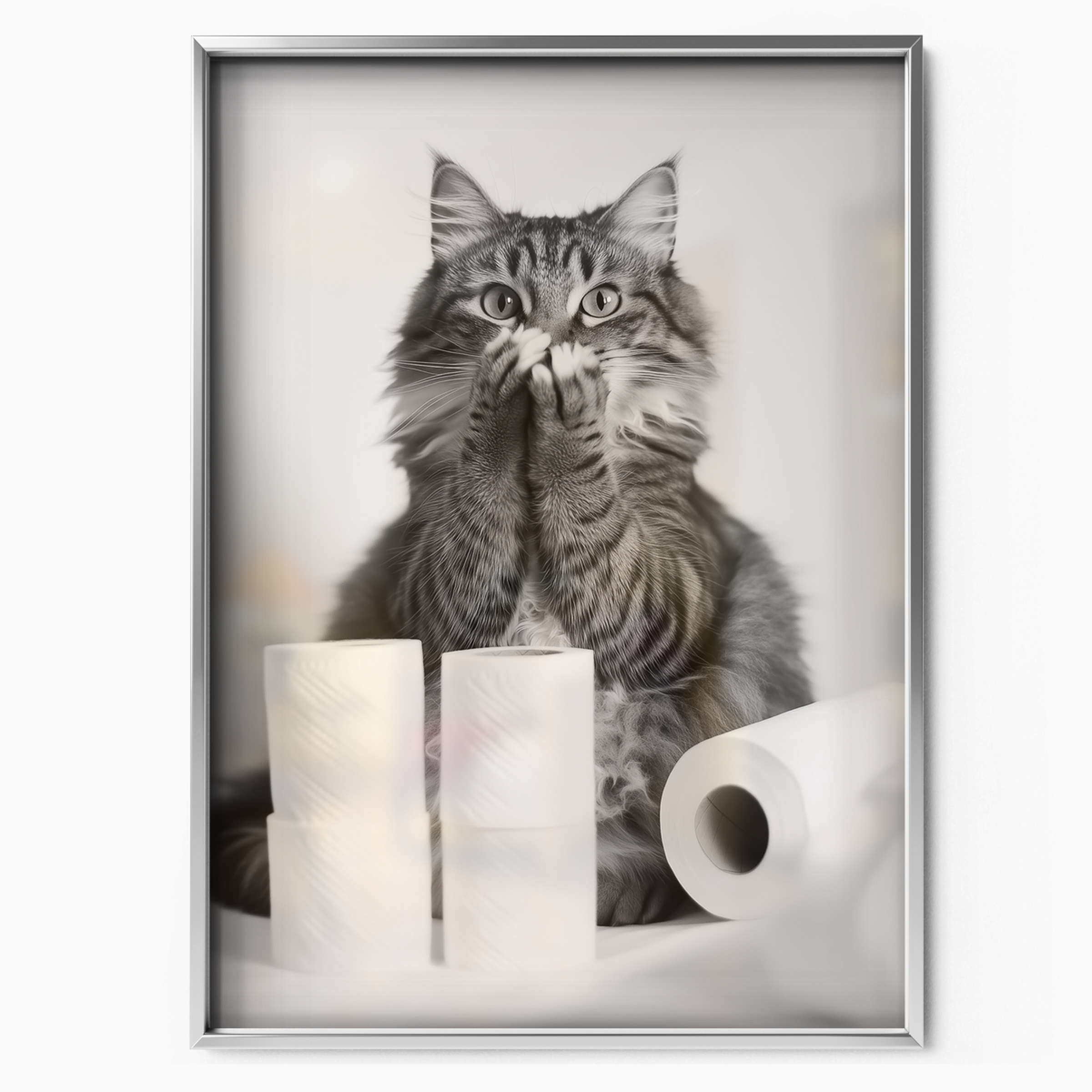 Cozy Cat Paper Tower