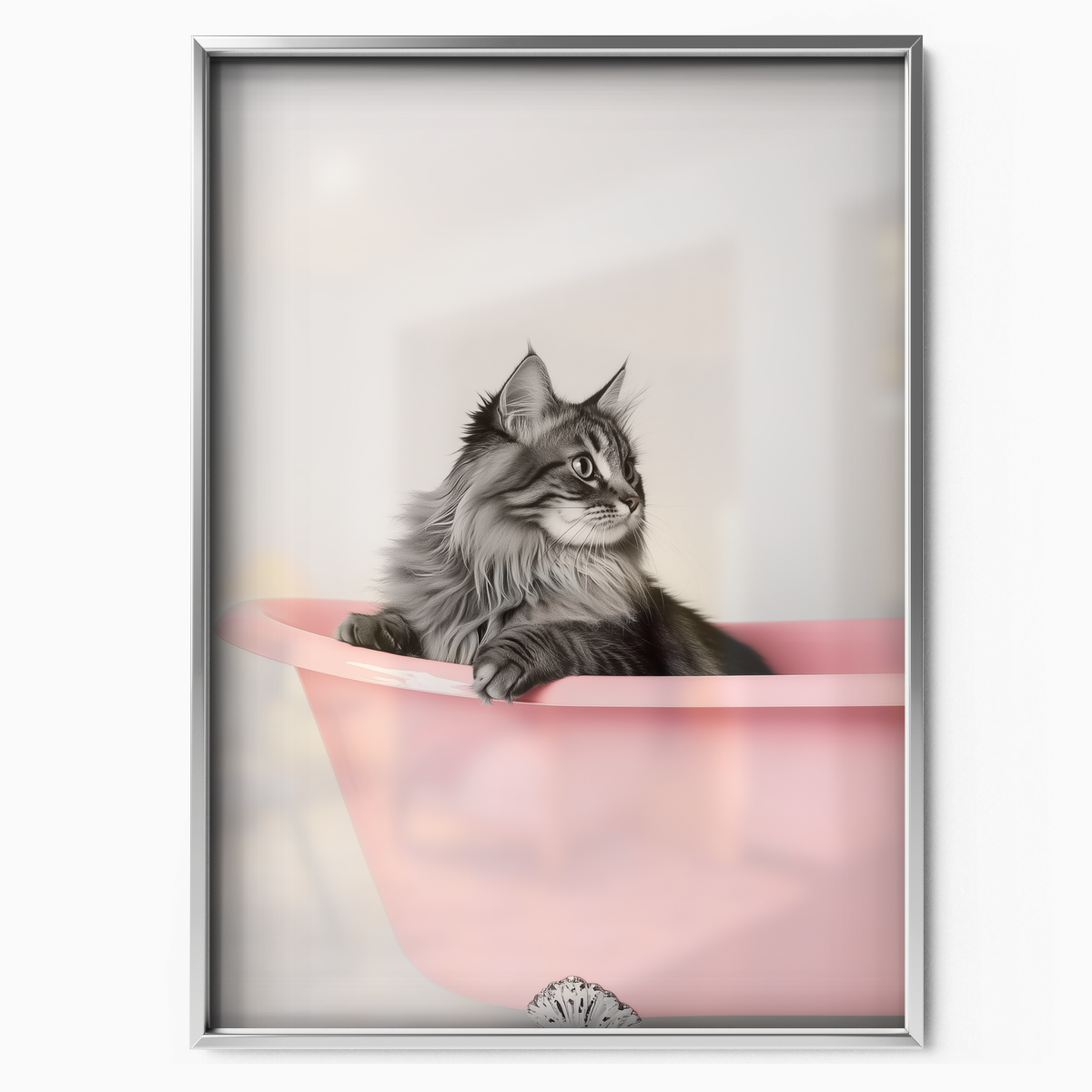 Cozy Cat Pink Bath