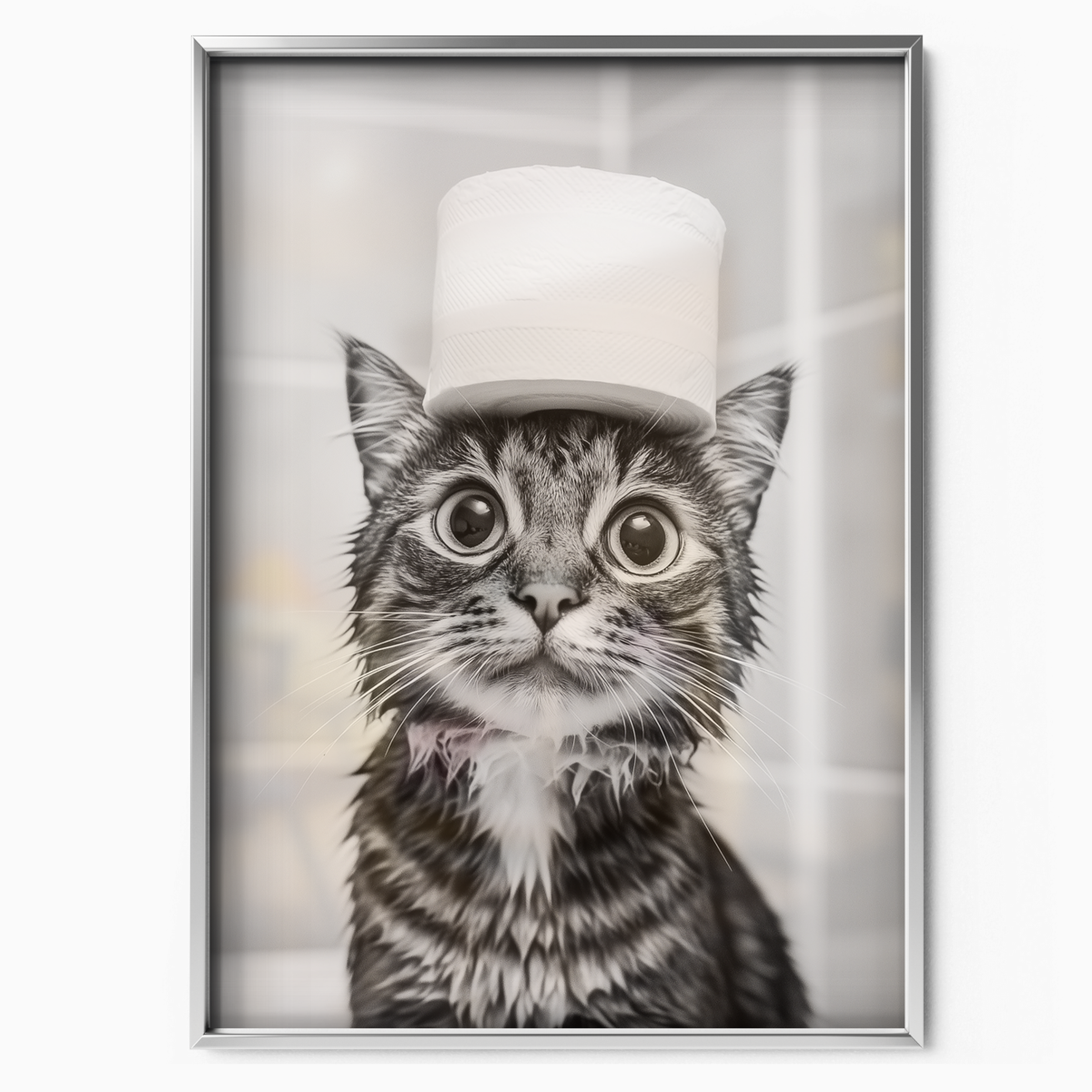 Cozy Cat Toilet Paper Hat 2