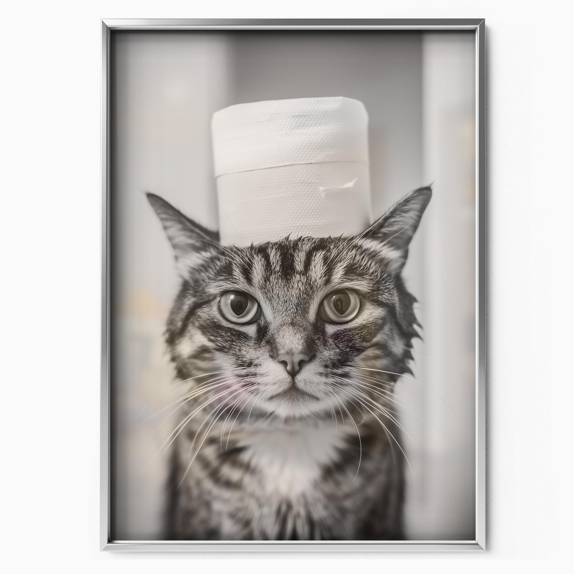 Cozy Cat Toilet Paper Hat
