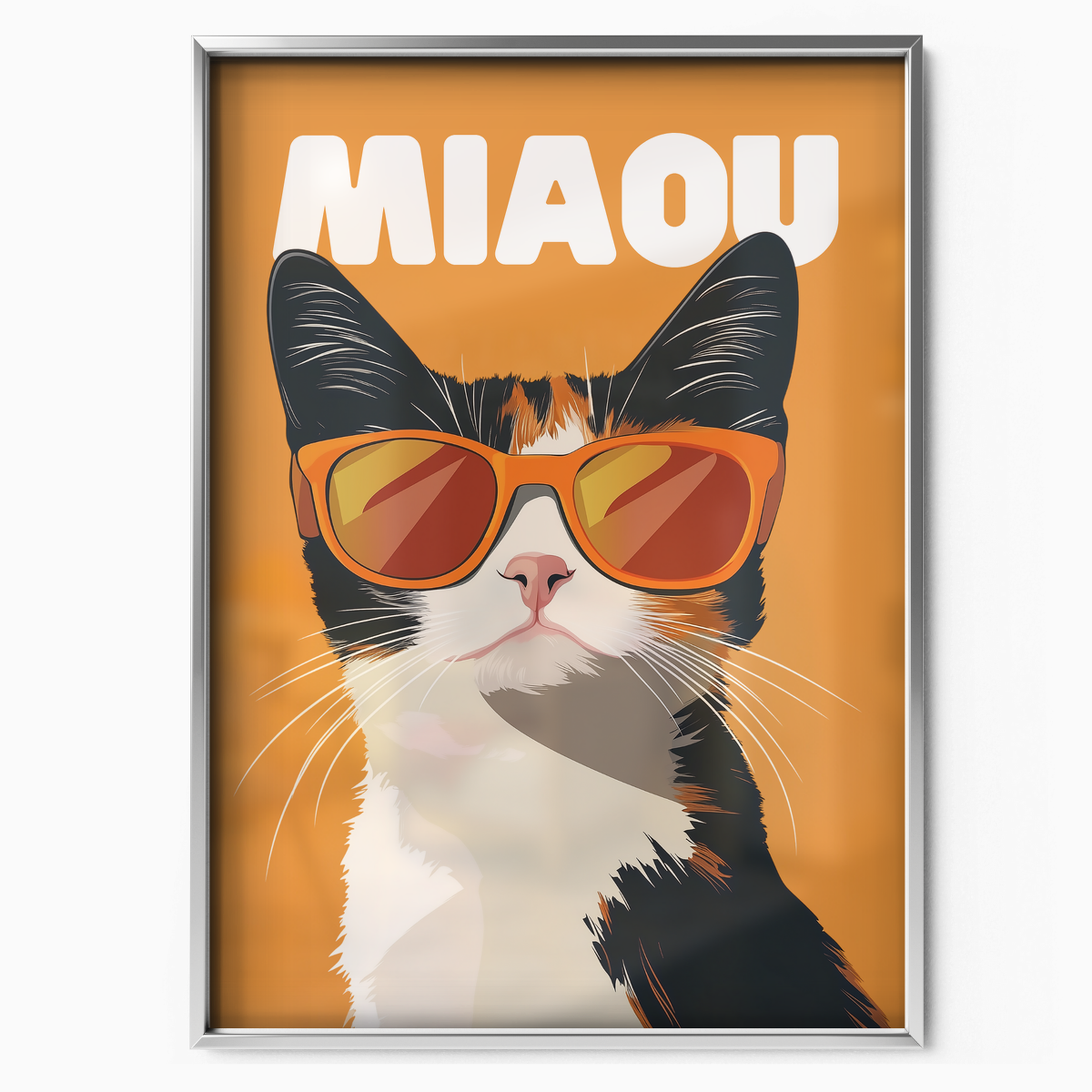 Groovy Cat Orange Miaou