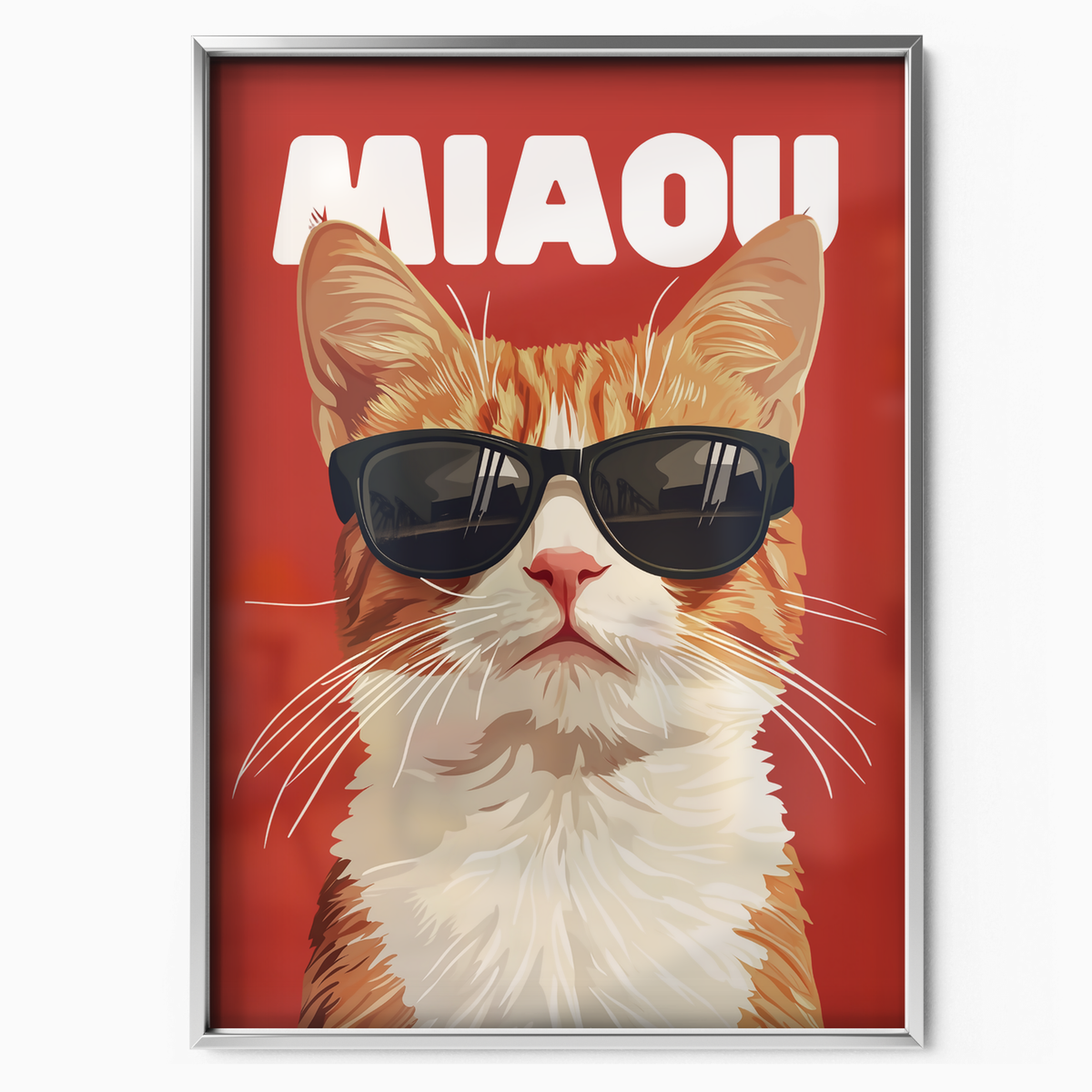 Groovy Cat Red Miaou