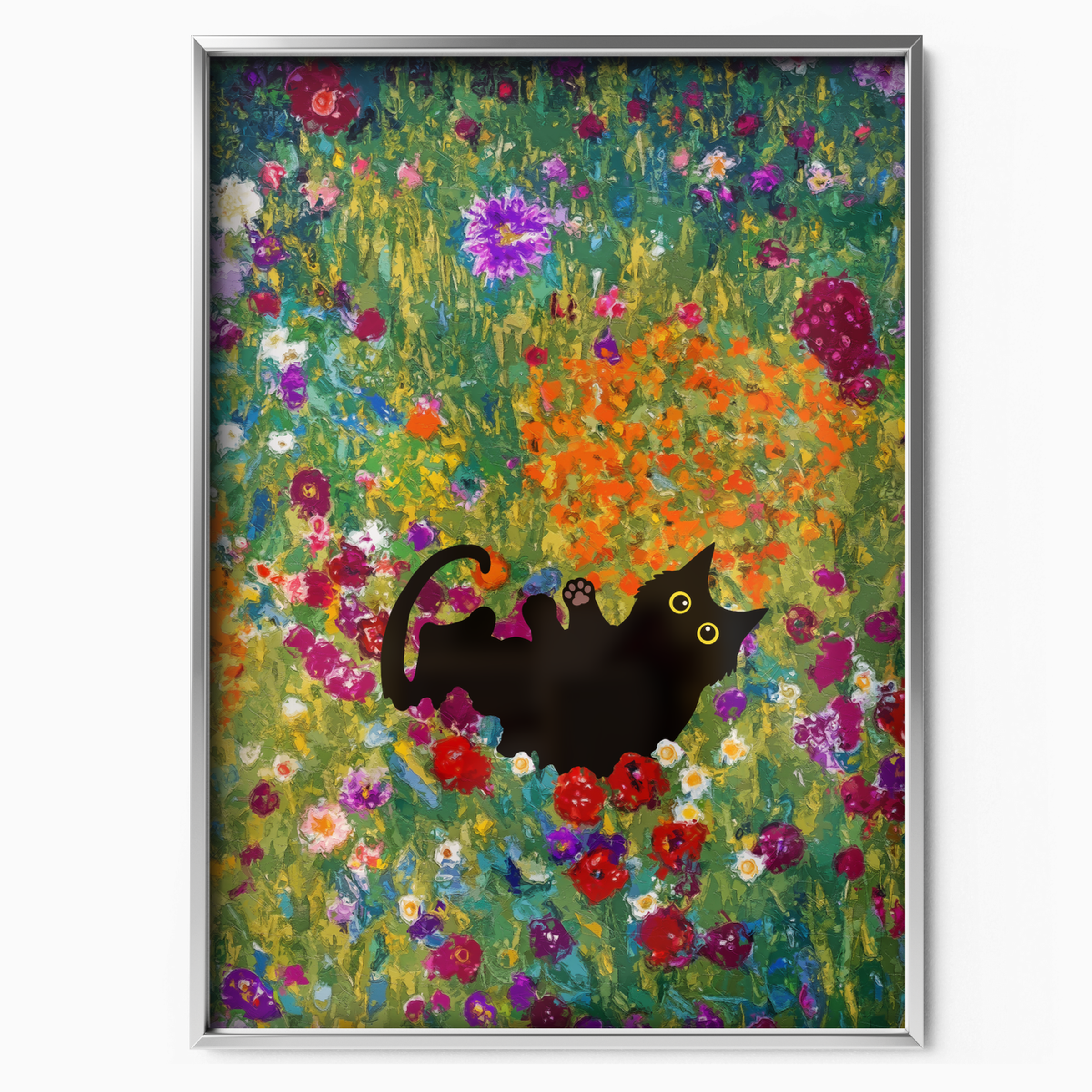 Klimt Cat Garden 2 3