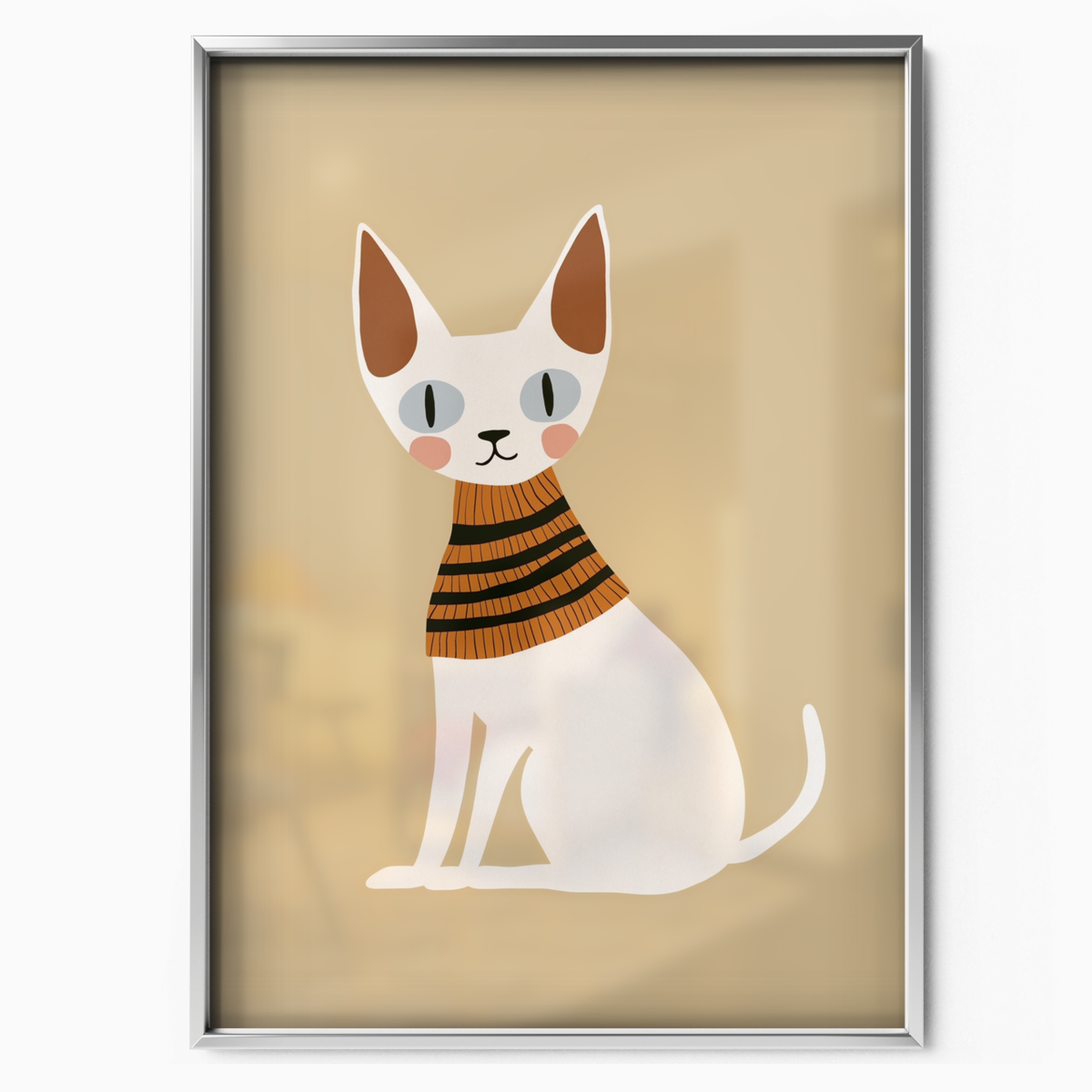 Pop Cat Cozy Sweater