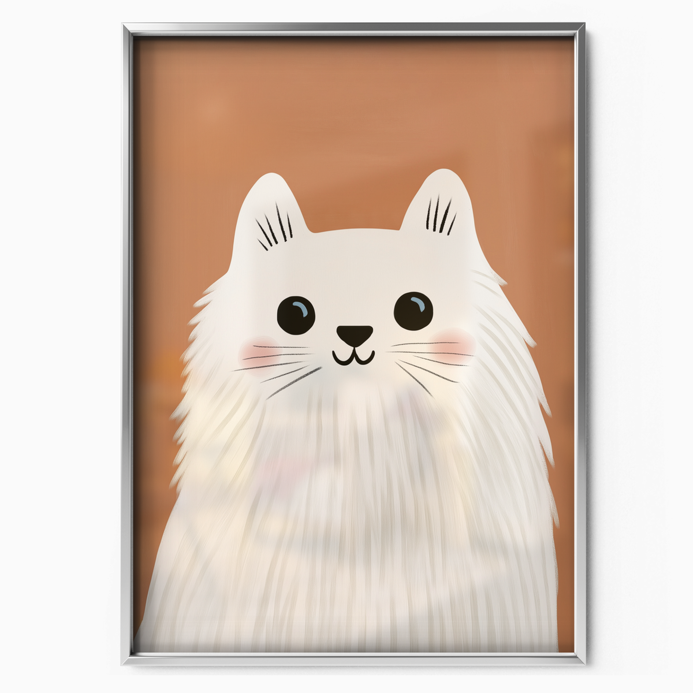 Pop Cat Fluffy White