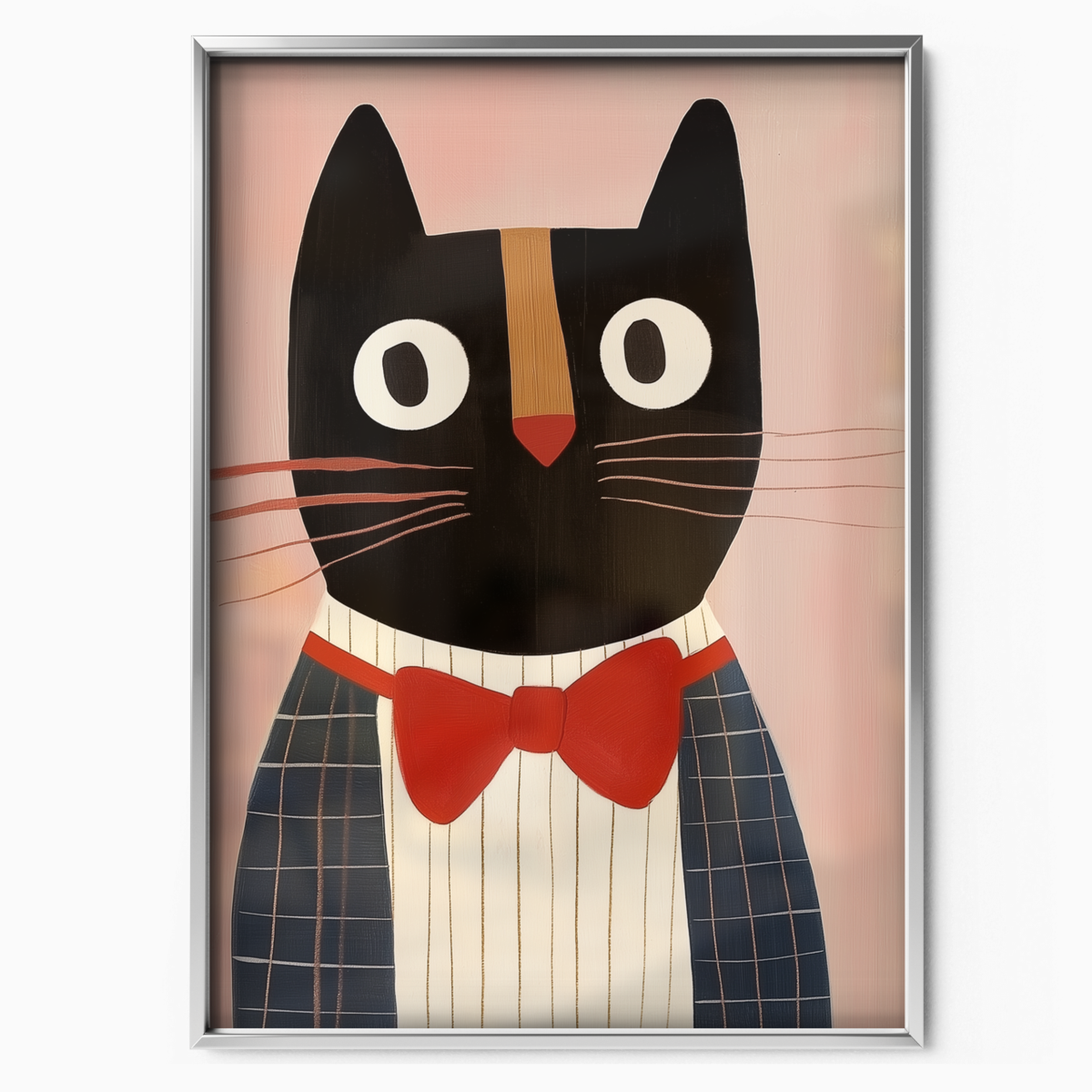 Pop Cat Gentleman Check
