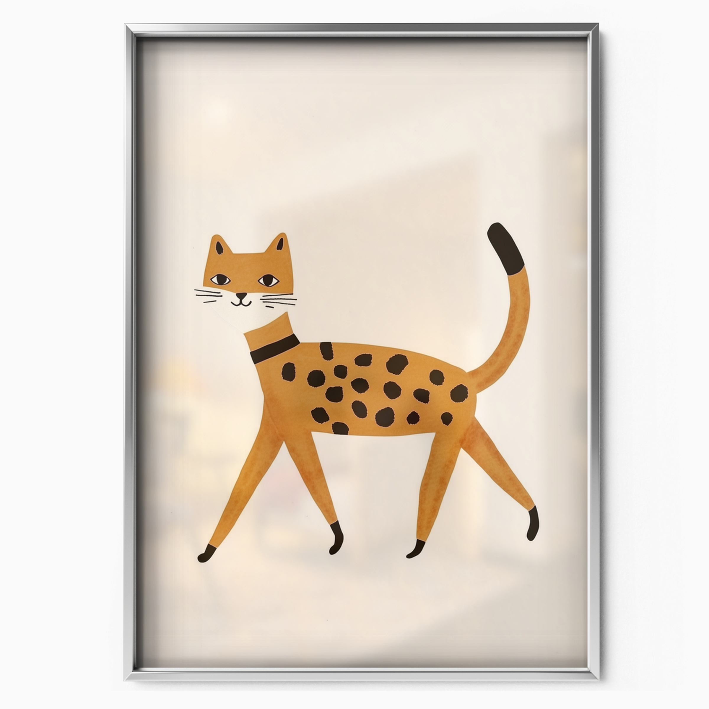 Pop Cat Golden Leopard