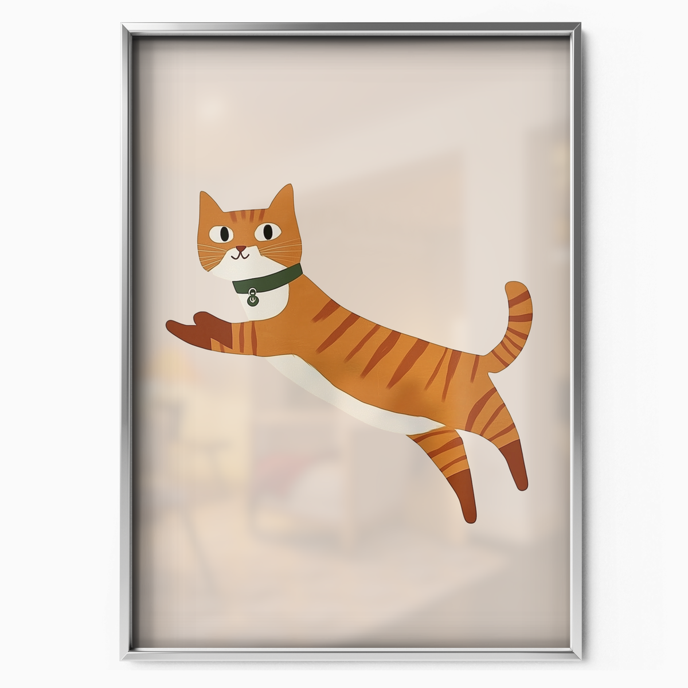 Pop Cat Leaping Tiger