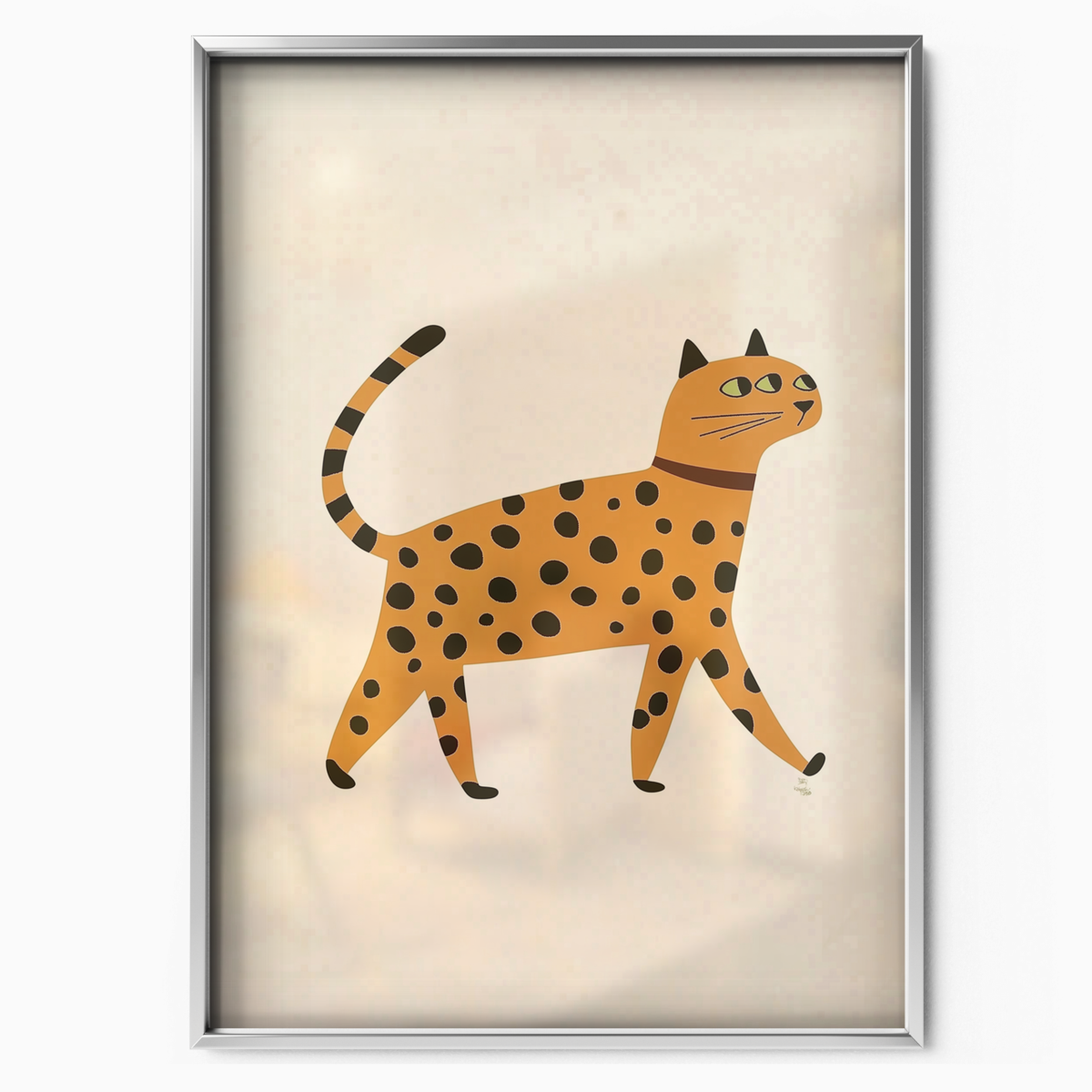 Pop Cat Leopard Walk