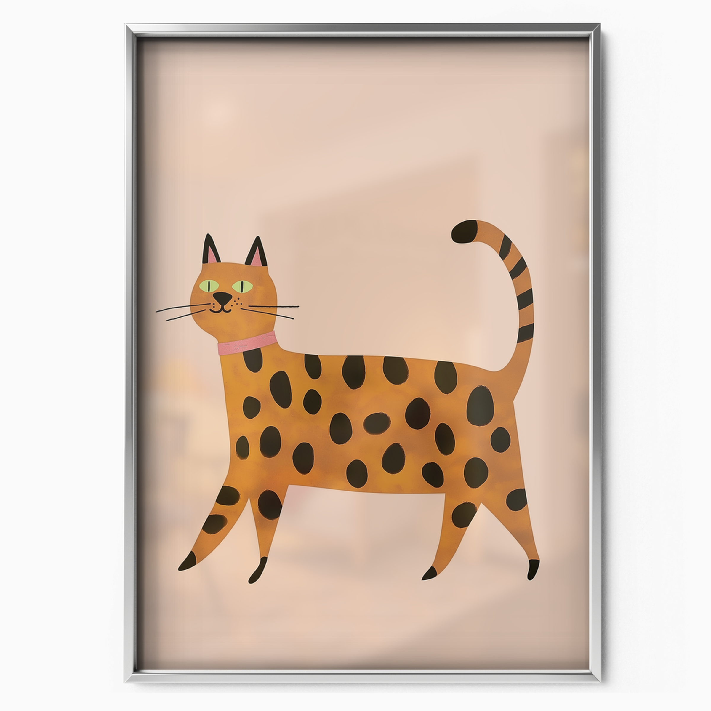 Pop Cat Orange Spots