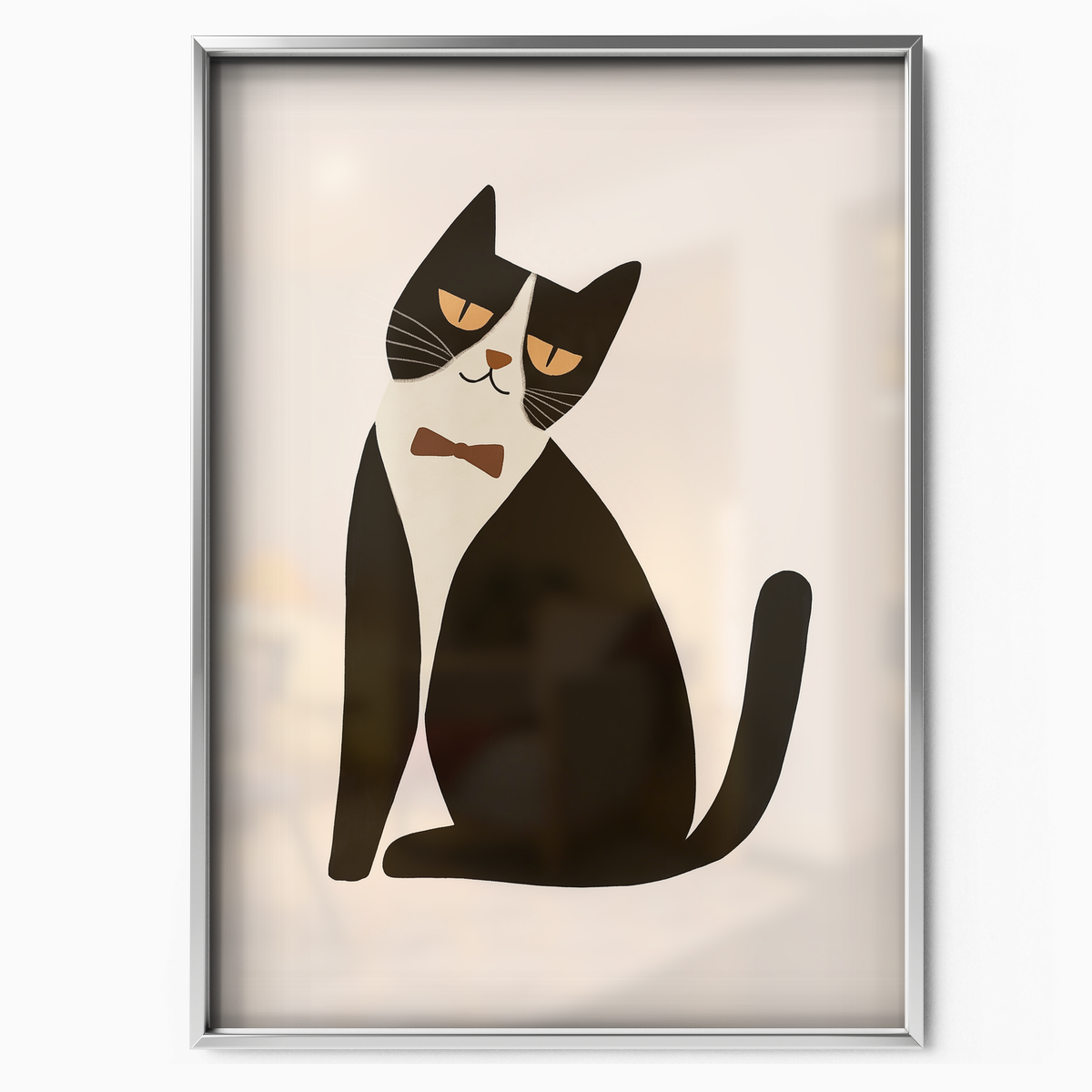 Pop Cat Sitting Chic