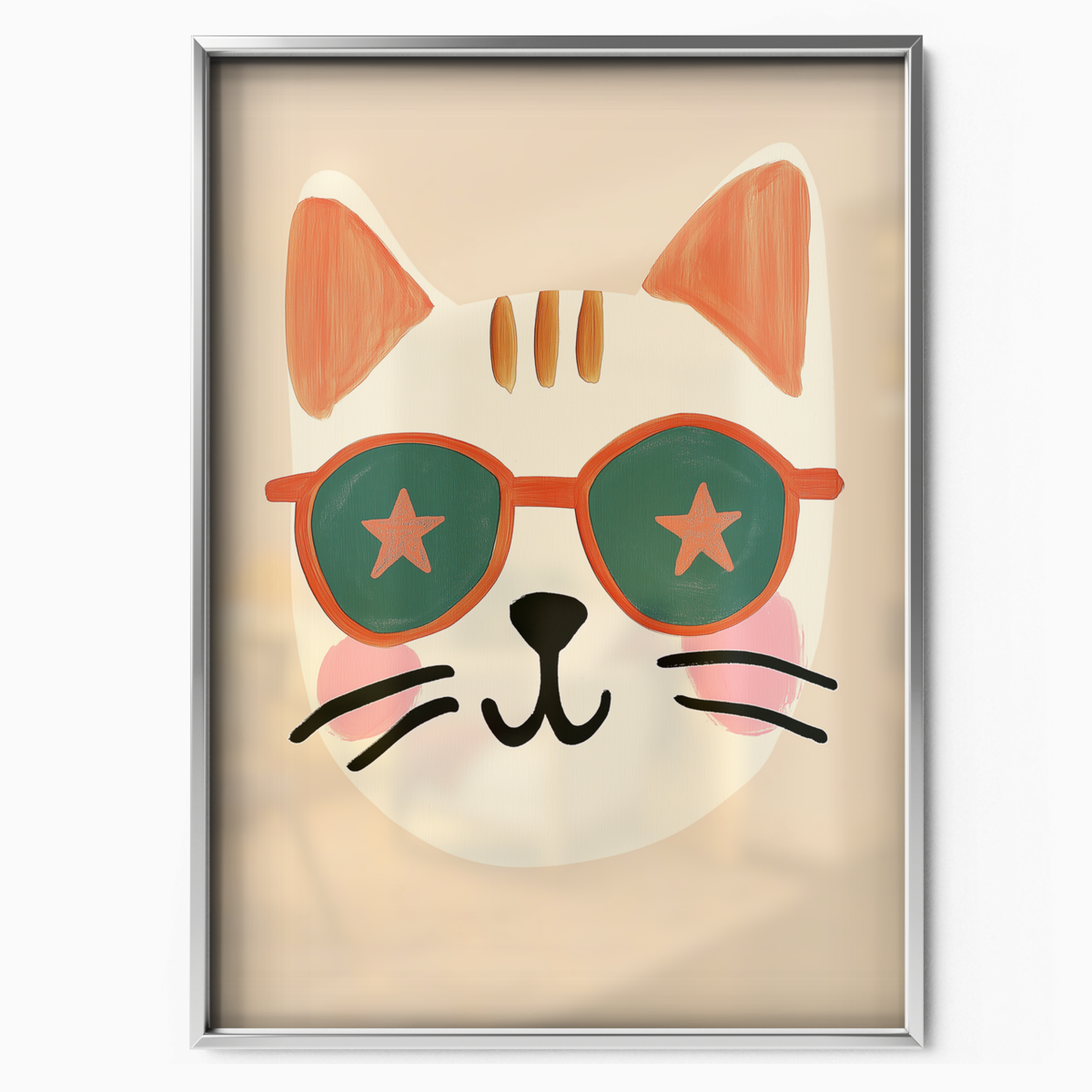 Pop Cat Star Glasses