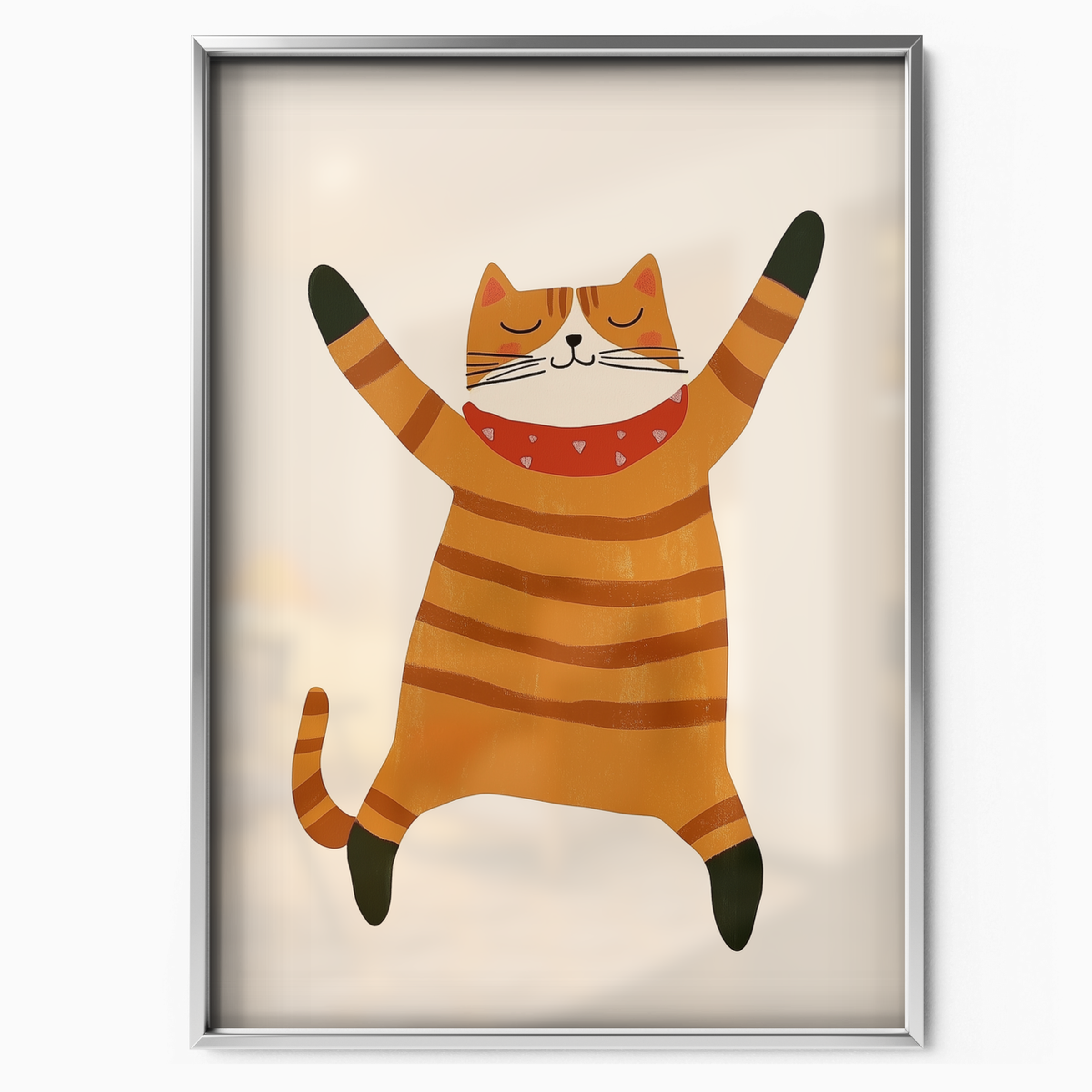 Pop Cat Stretching Joy