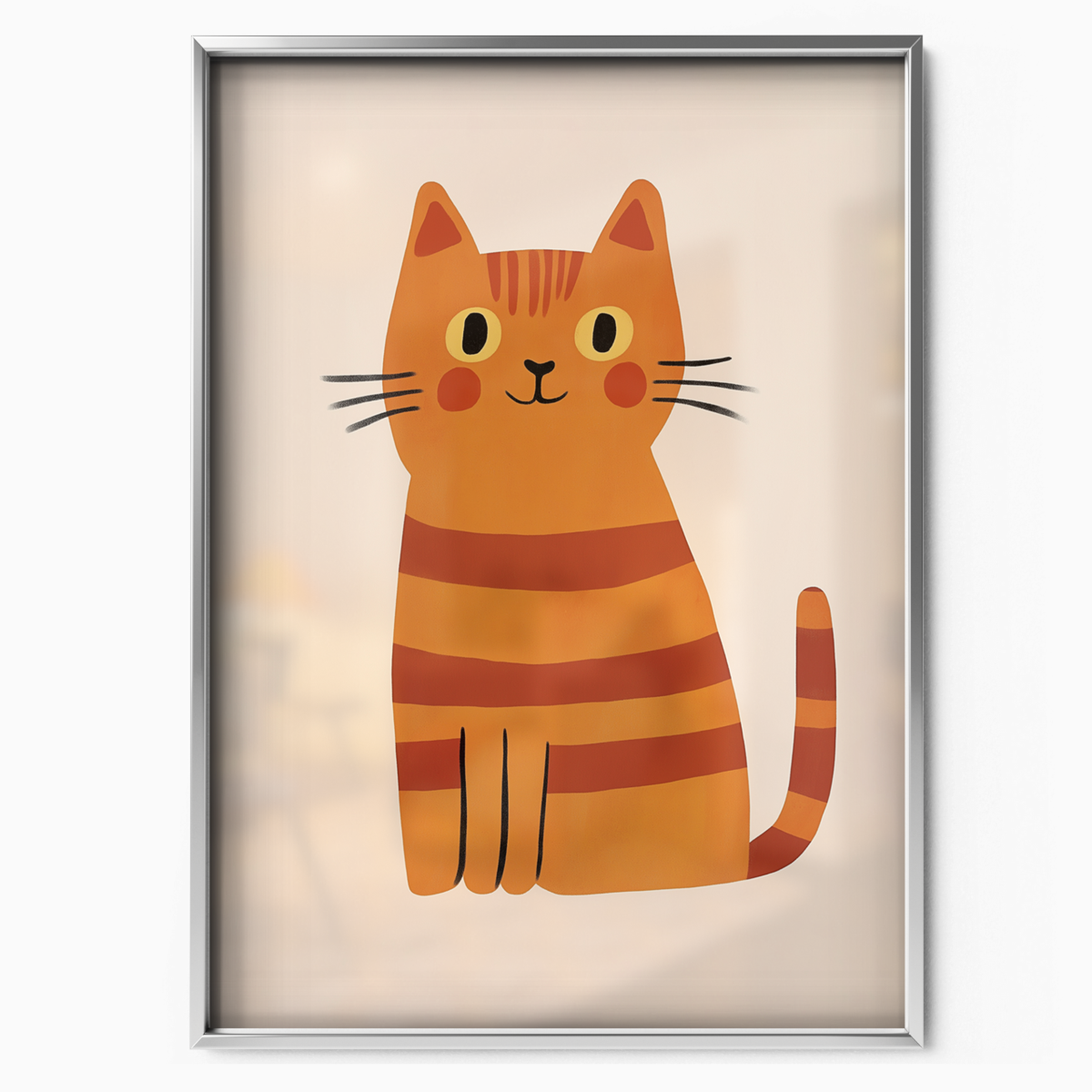 Pop Cat Striped Ginger