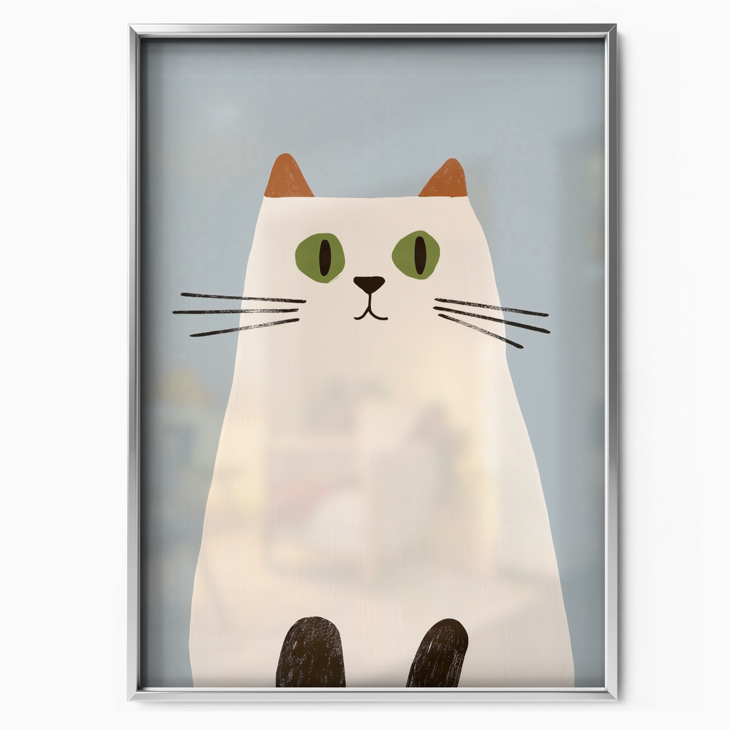 Pop Cat White Whiskers