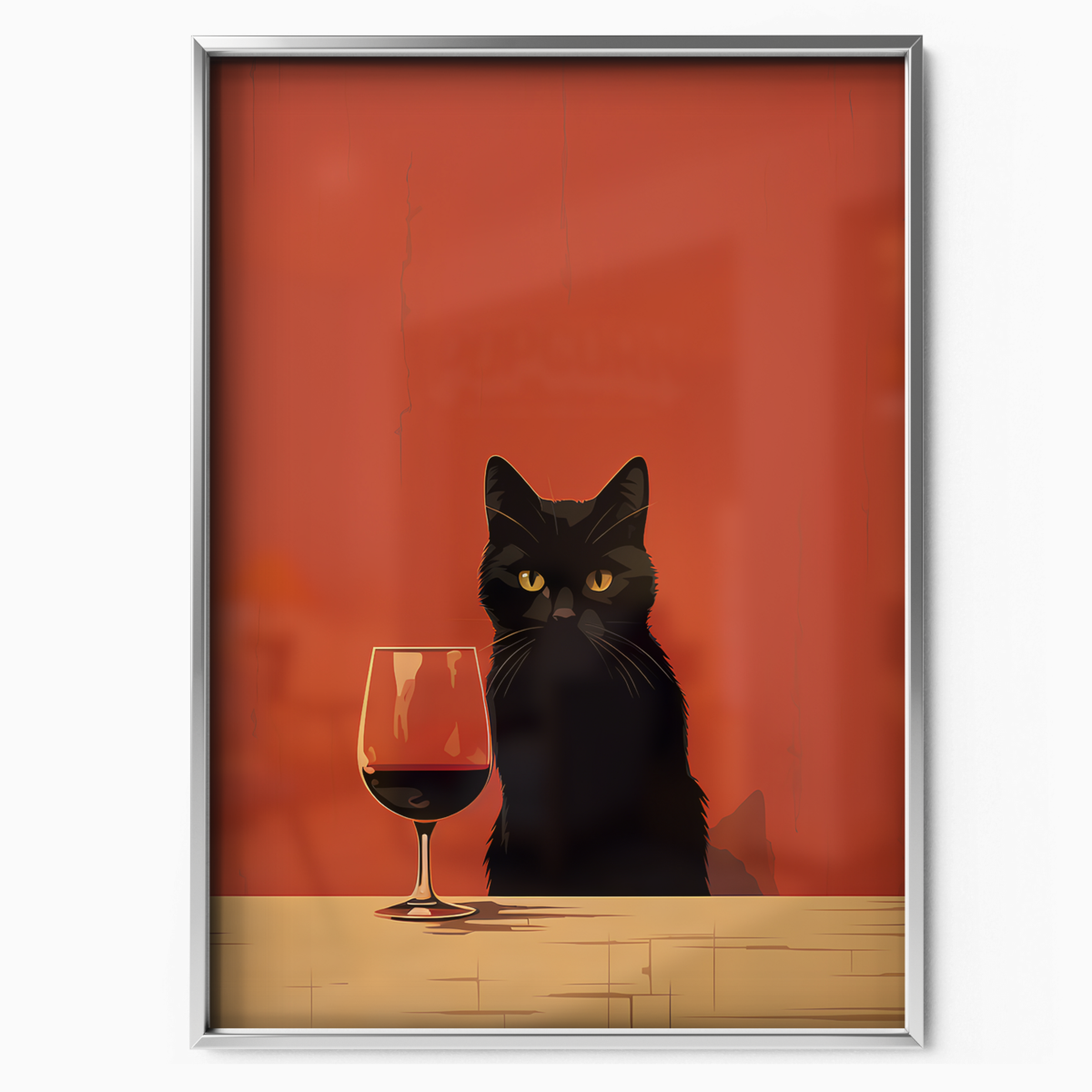 Red Room Black Cat
