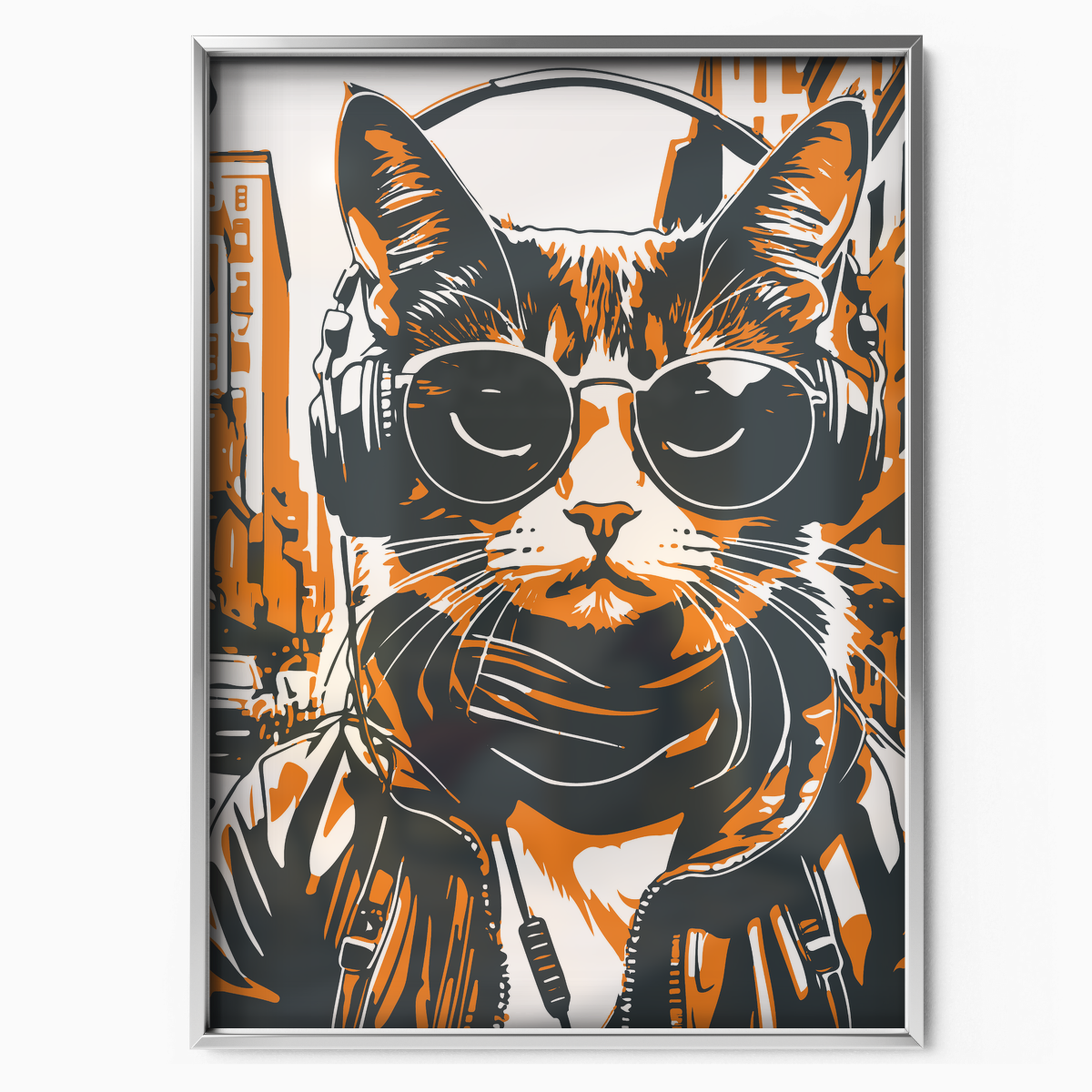 Streetwear Cat Orange