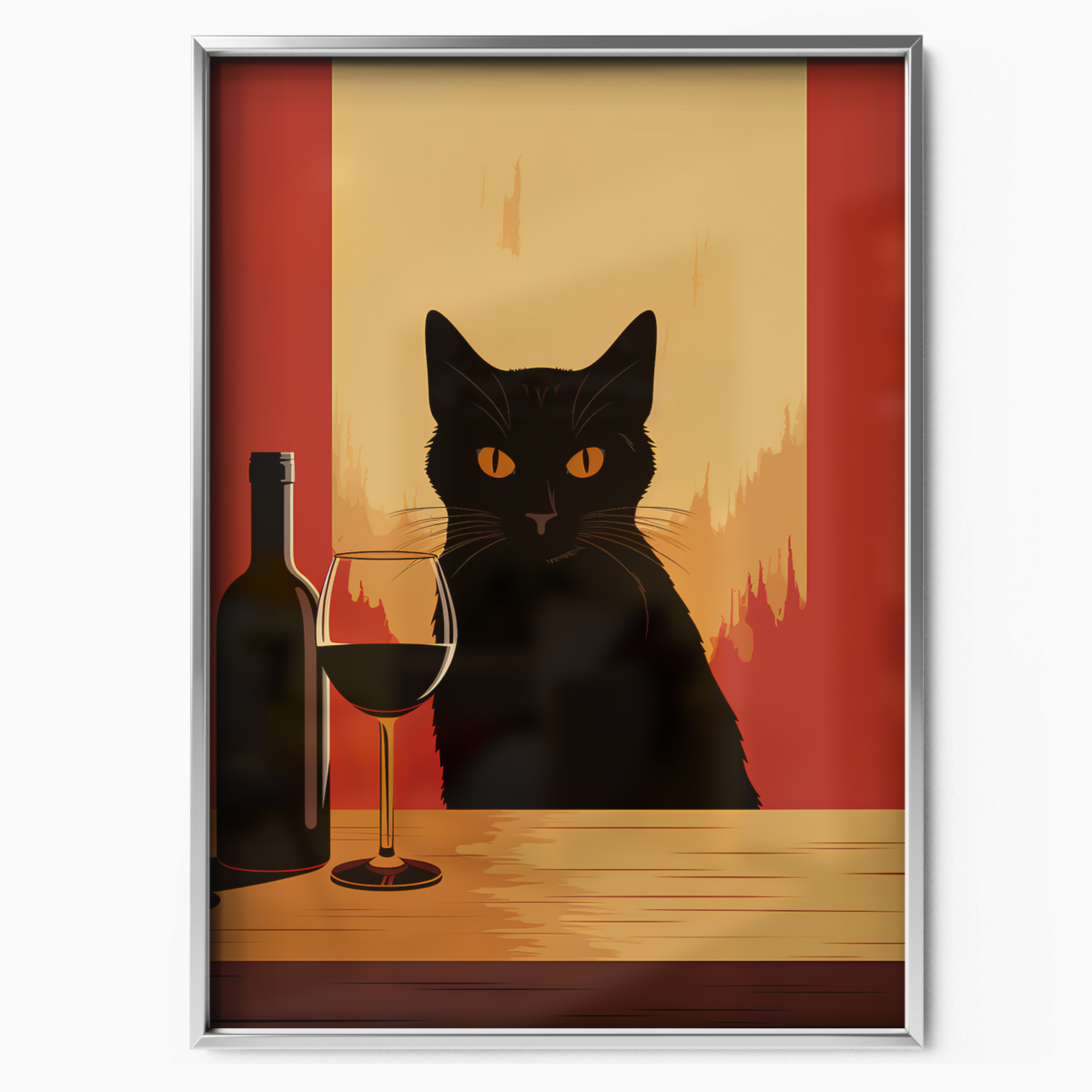 The Wine Lover Cat