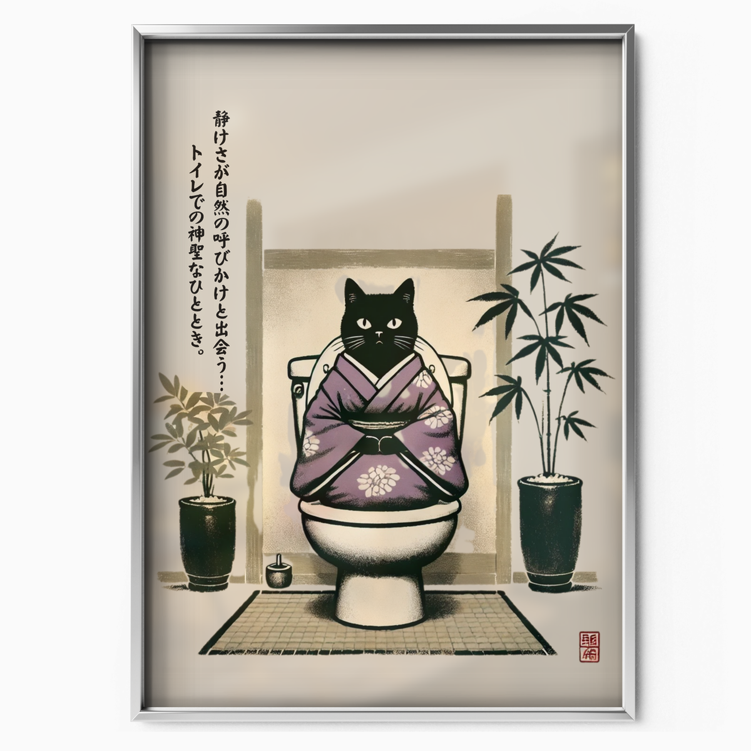 Zen Cat Garden Peace