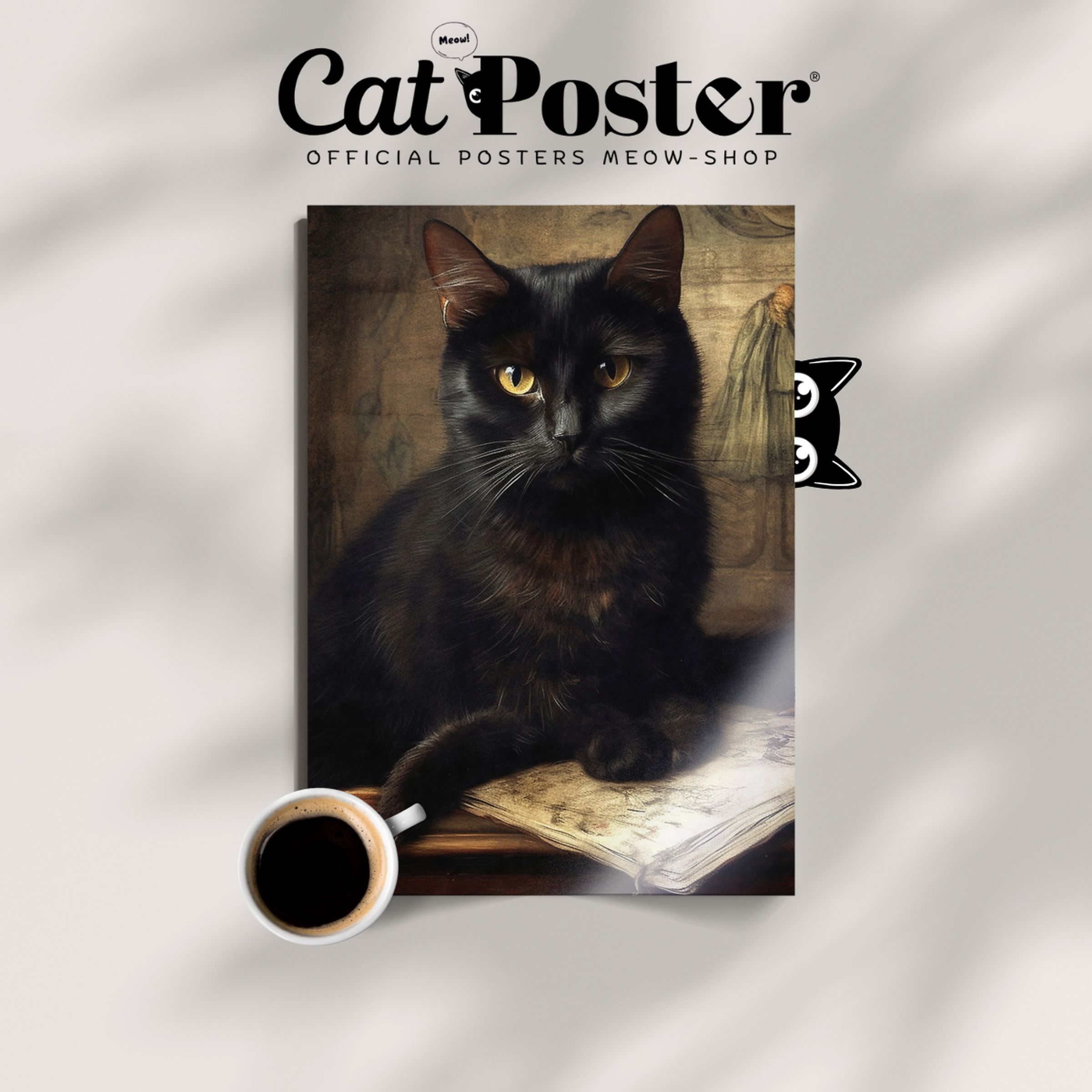 Artsy Cat Golden Gaze