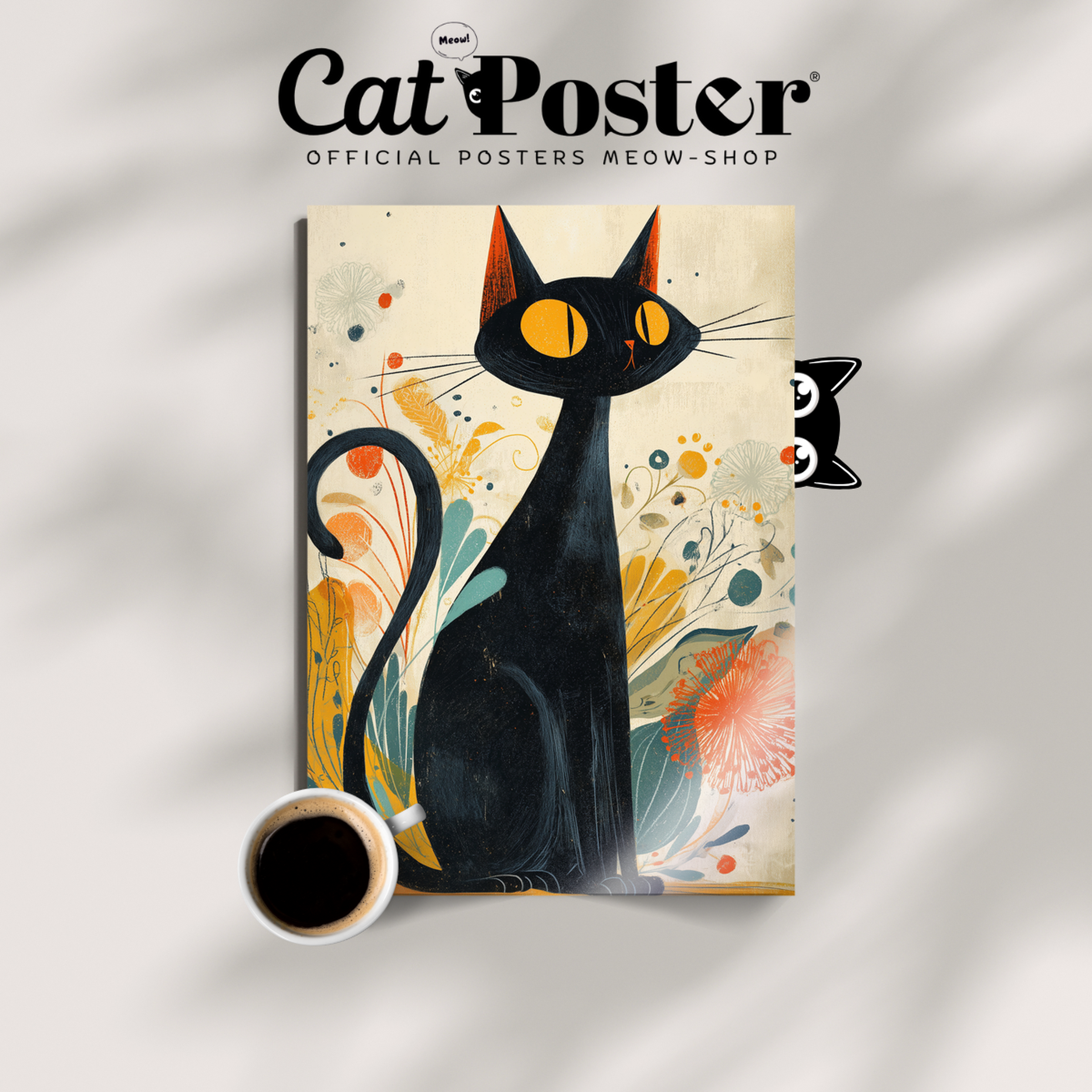 Atomic Cat Floral Swing