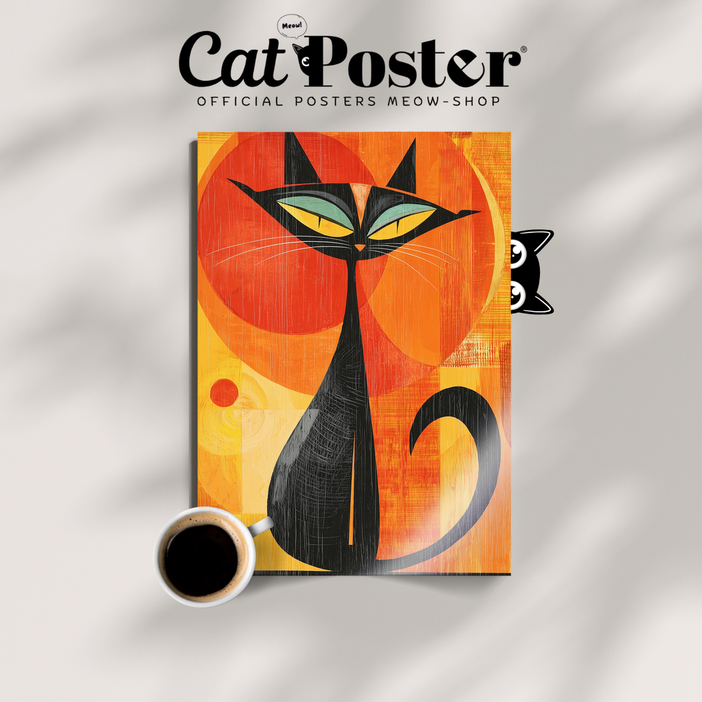 Atomic Cat Orange Glow