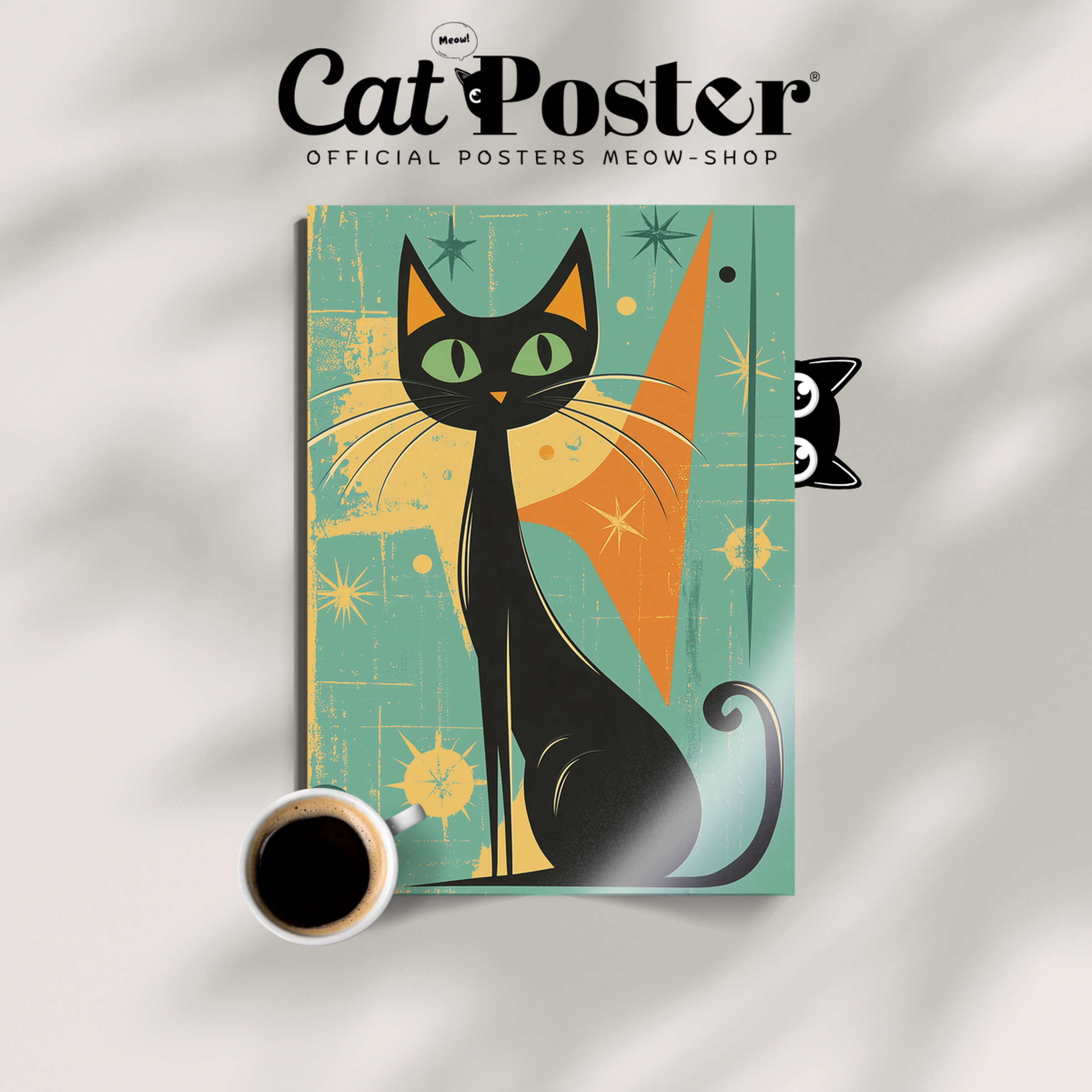 Atomic Cat Starburst Retro