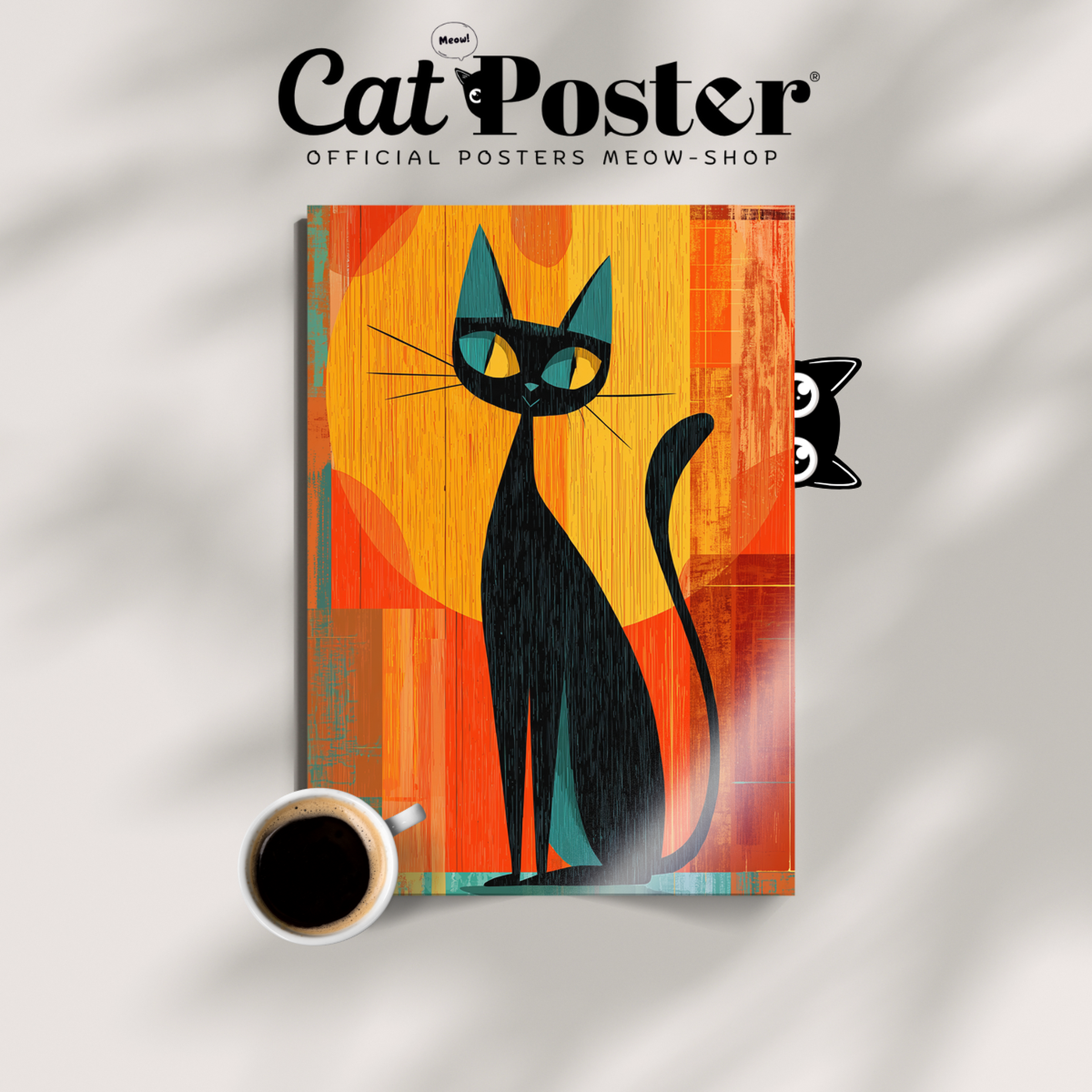 Atomic Cat Sunset Vibes