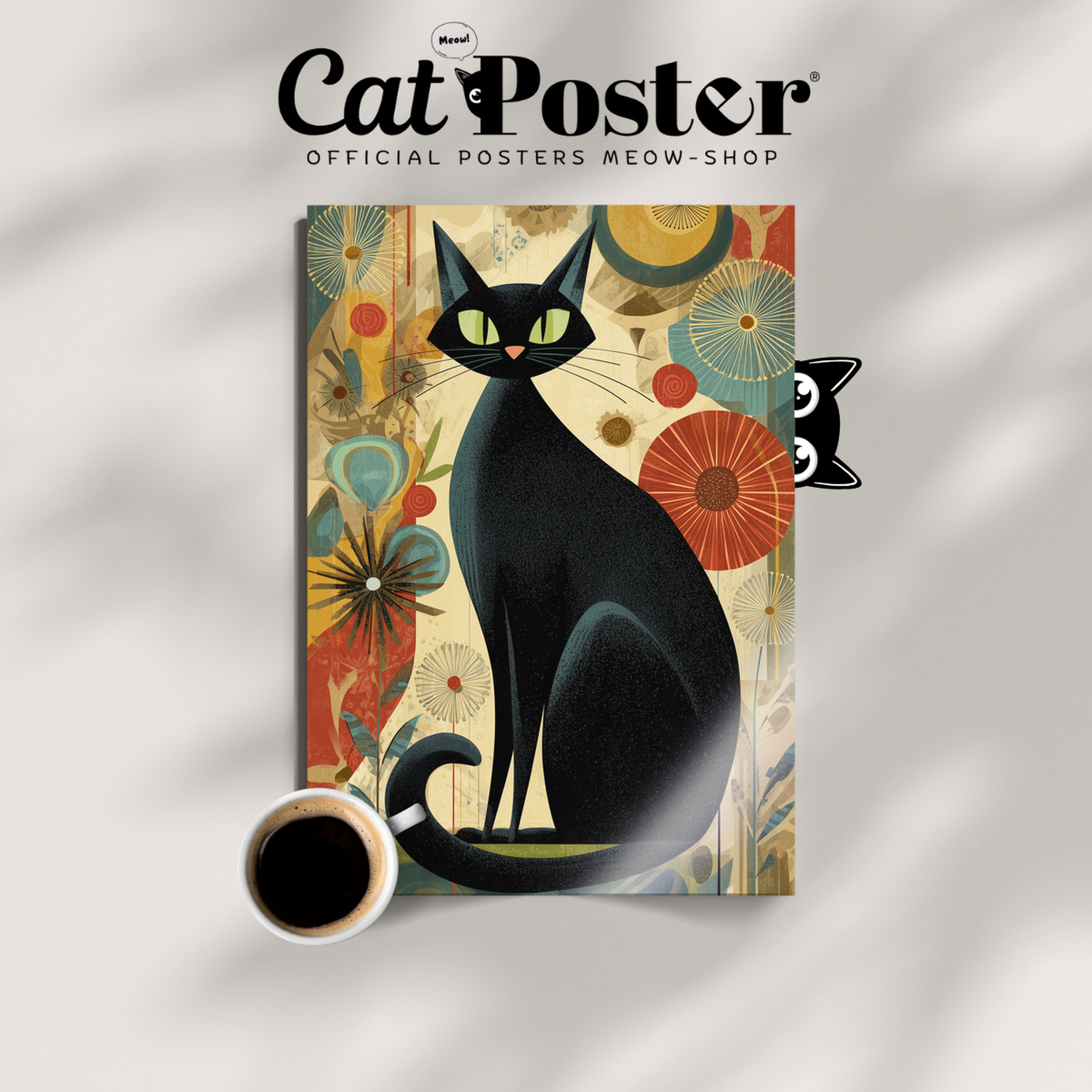 Atomic Cat Vintage Bloom