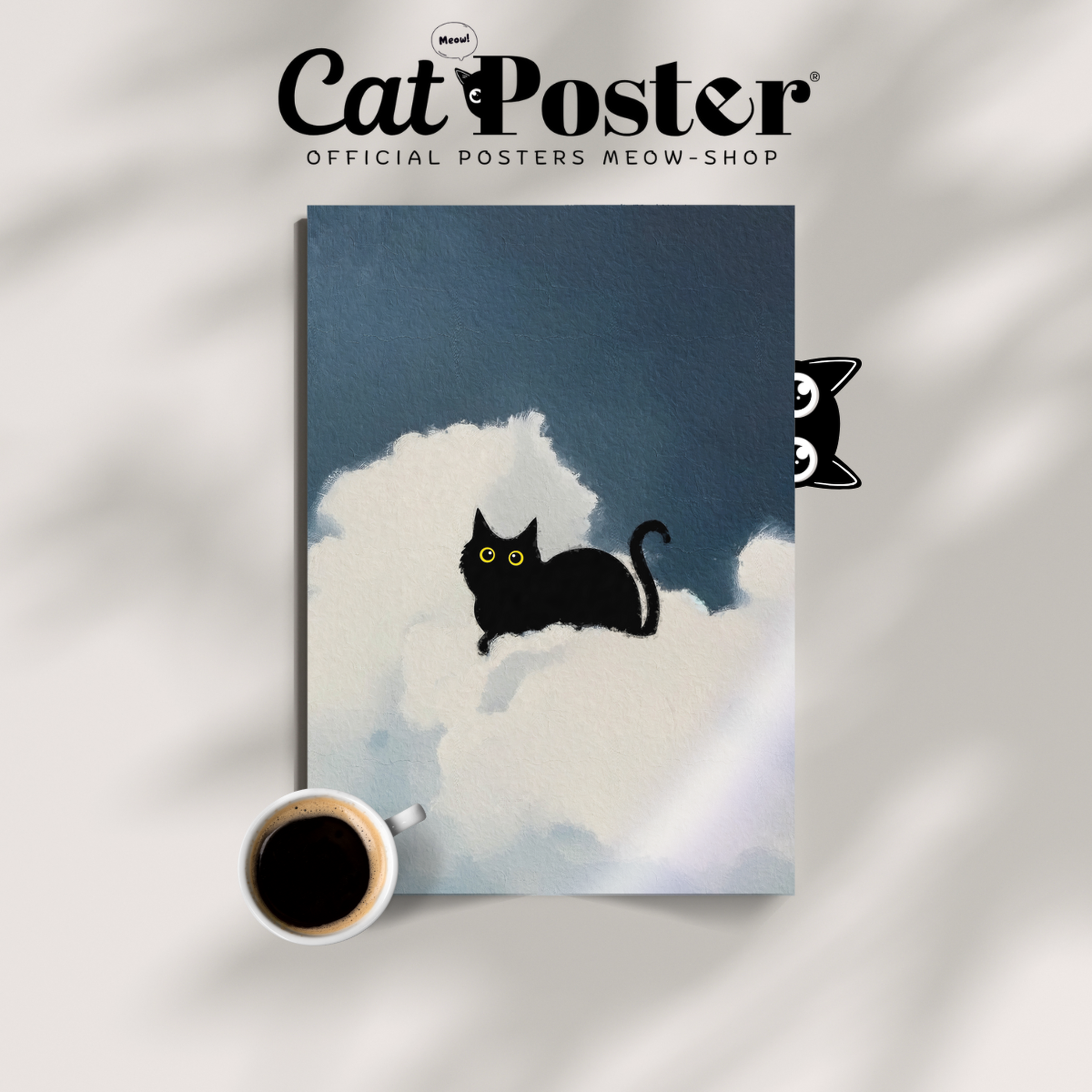 Black Cat In The Clouds 3 3