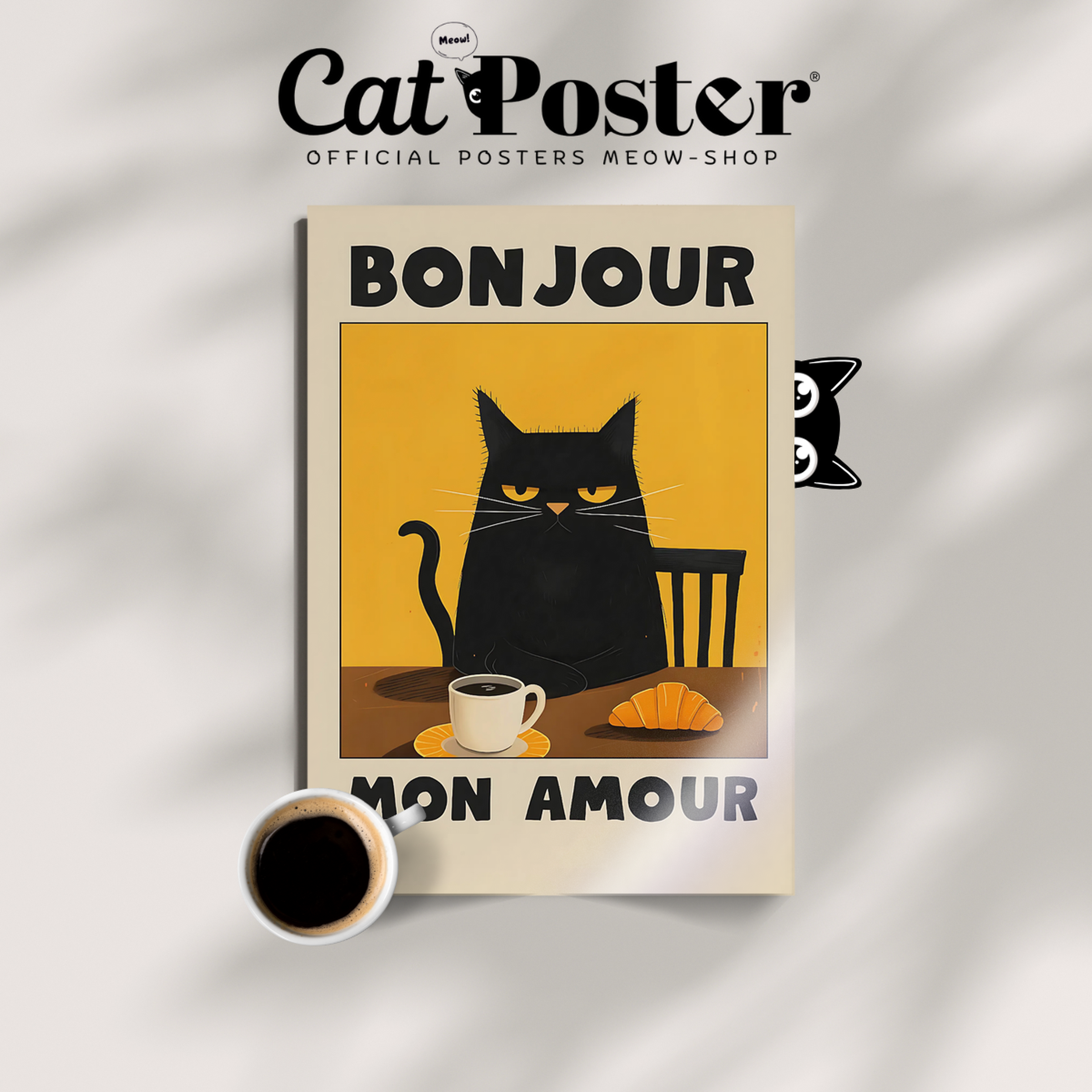 Cat Bonjour Mon Amour