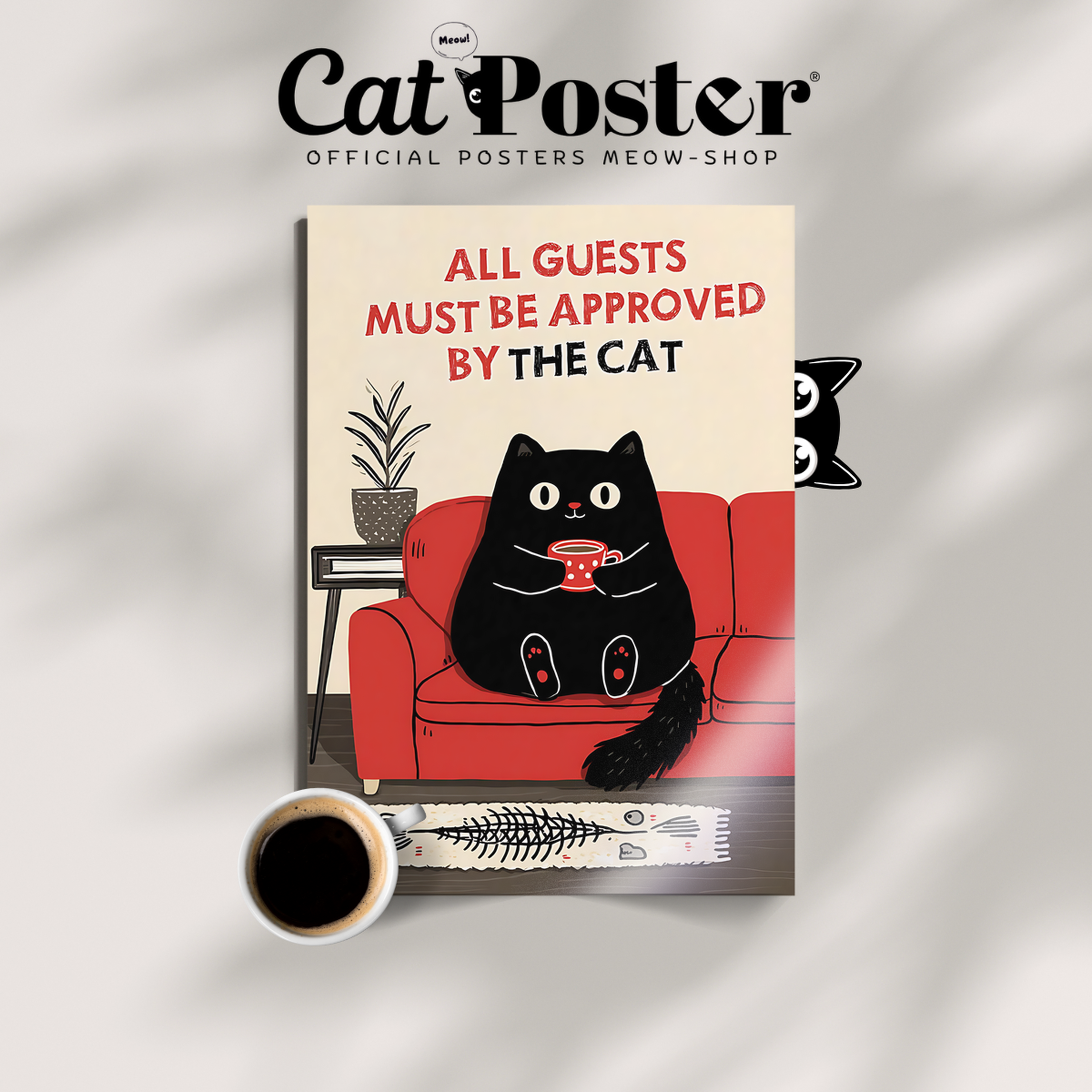 Cat Coffee Approved
